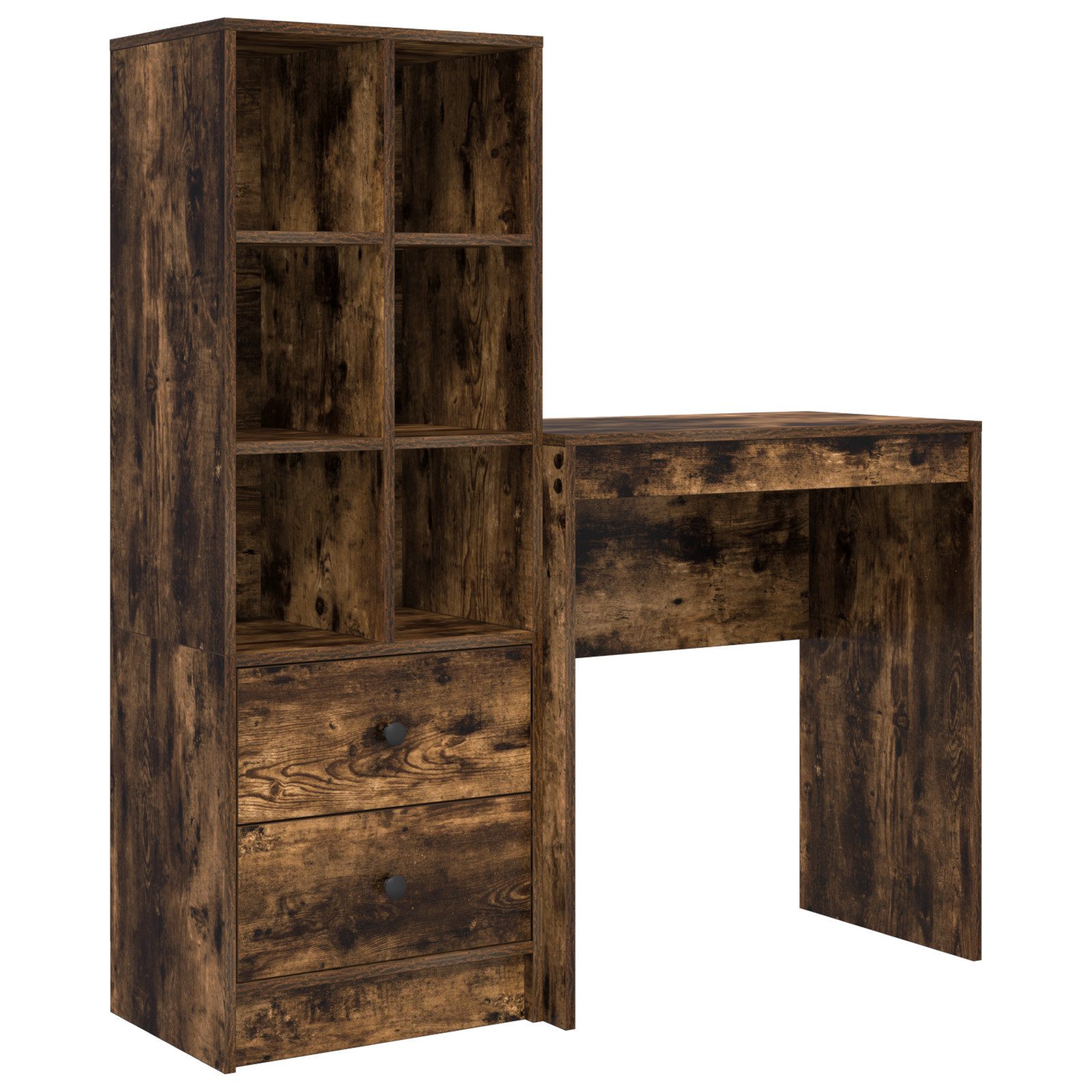 vidaXL Sideboard Schreibtisch mit Stauraum Geräucherte günstig online kaufen