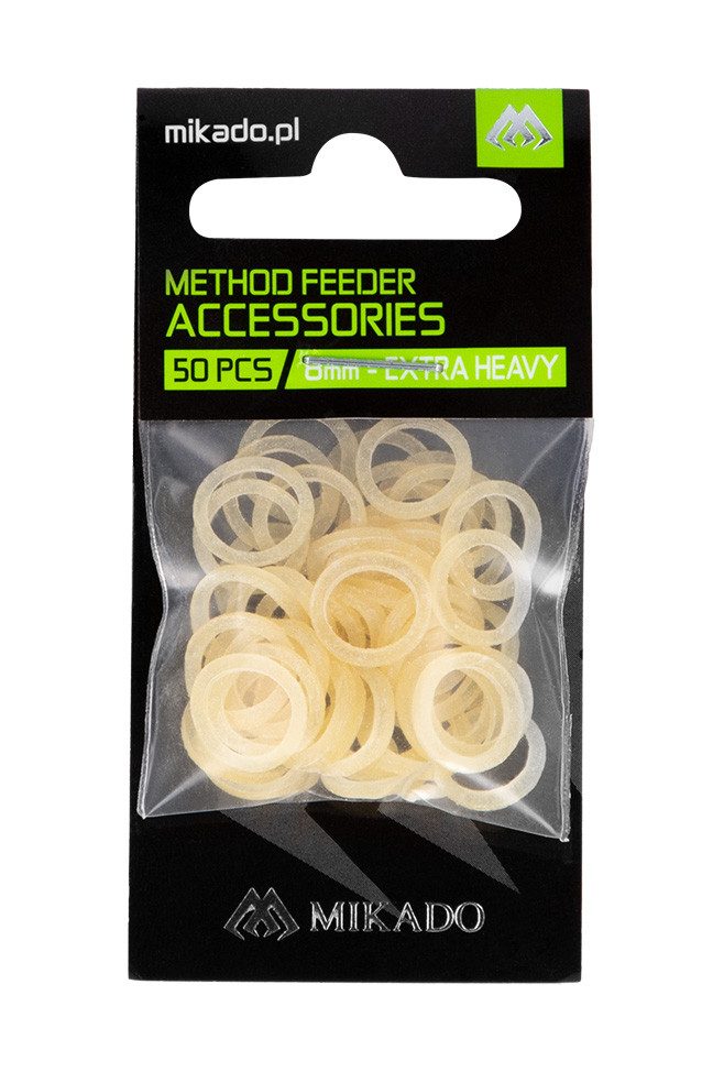 Schnurstopper Pelletbänder - Method Feeder 3mm/5mm/8mm wählbar - 50St. Trans.