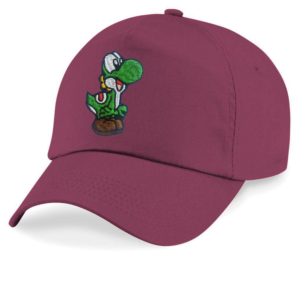 Baseball Cap Kinder Yoshi Baby Stick Patch Mario Super Retro Konsole