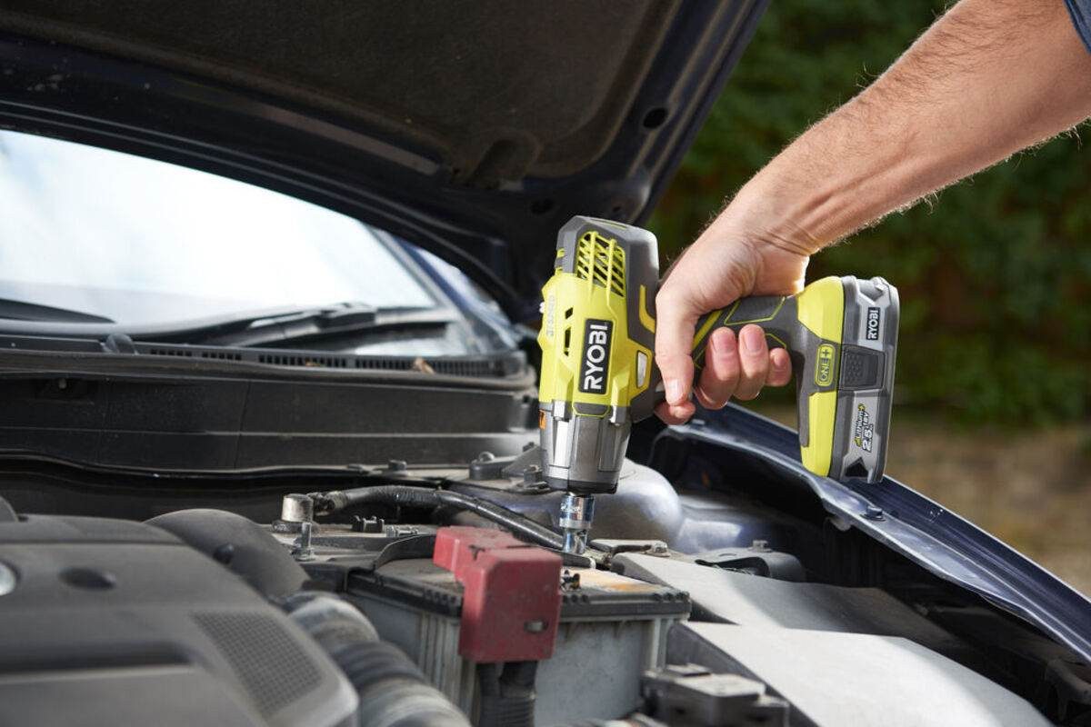 Ryobi Akku-Schlagschrauber Reifenwechsel-Set, Akku-Schlagschrauber, Akku Ko günstig online kaufen