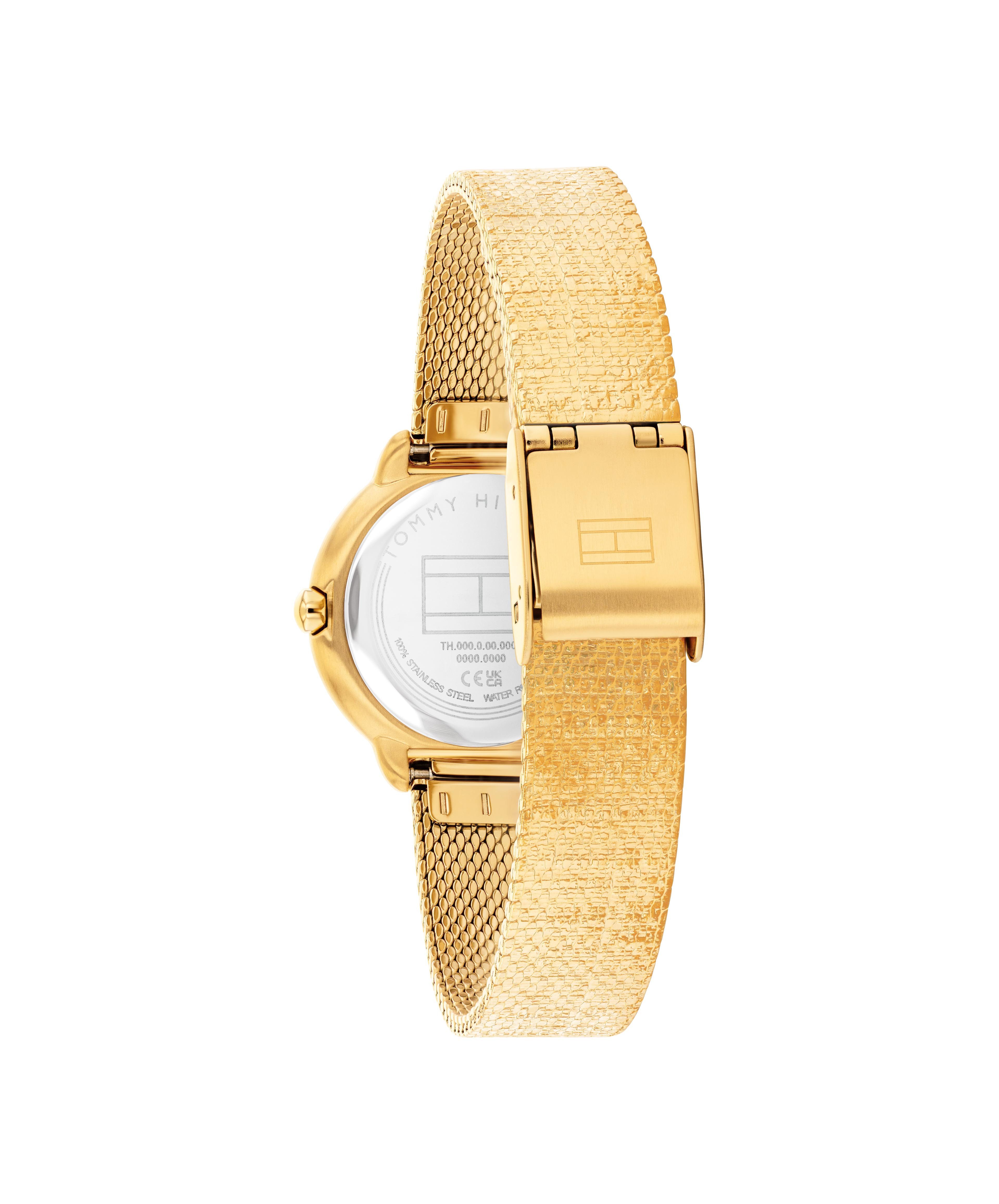 Tommy Hilfiger Quarzuhr DEMI 1782813, Armbanduhr, Damenuhr, Edelstahlarmband, analog