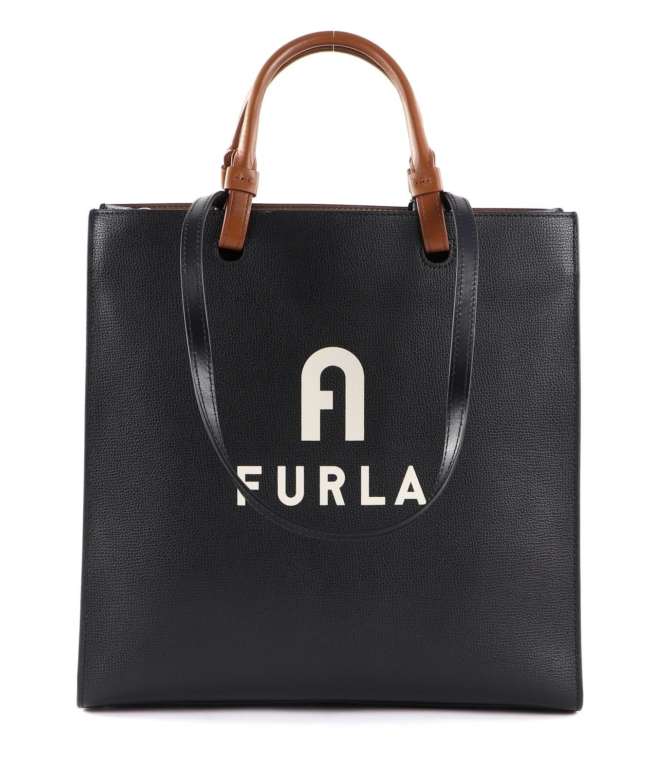 Schultertasche + Perla Furla Nero Varsity e