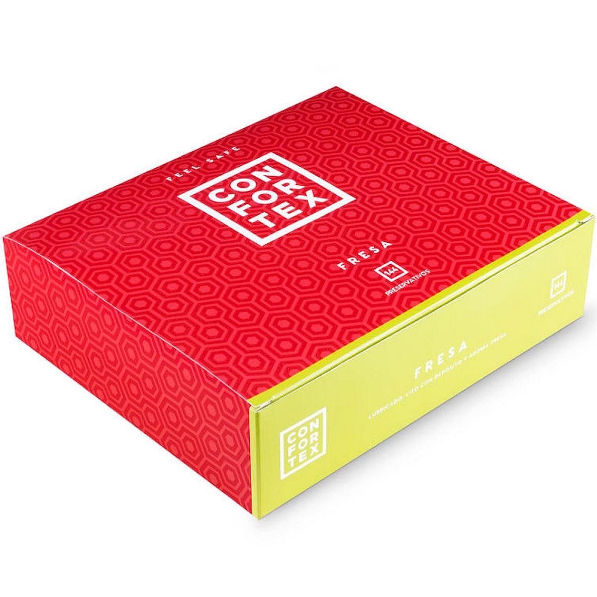 Kondome CONFORTEX PRESERVATIVOS FRESA CAJA 144 UDS