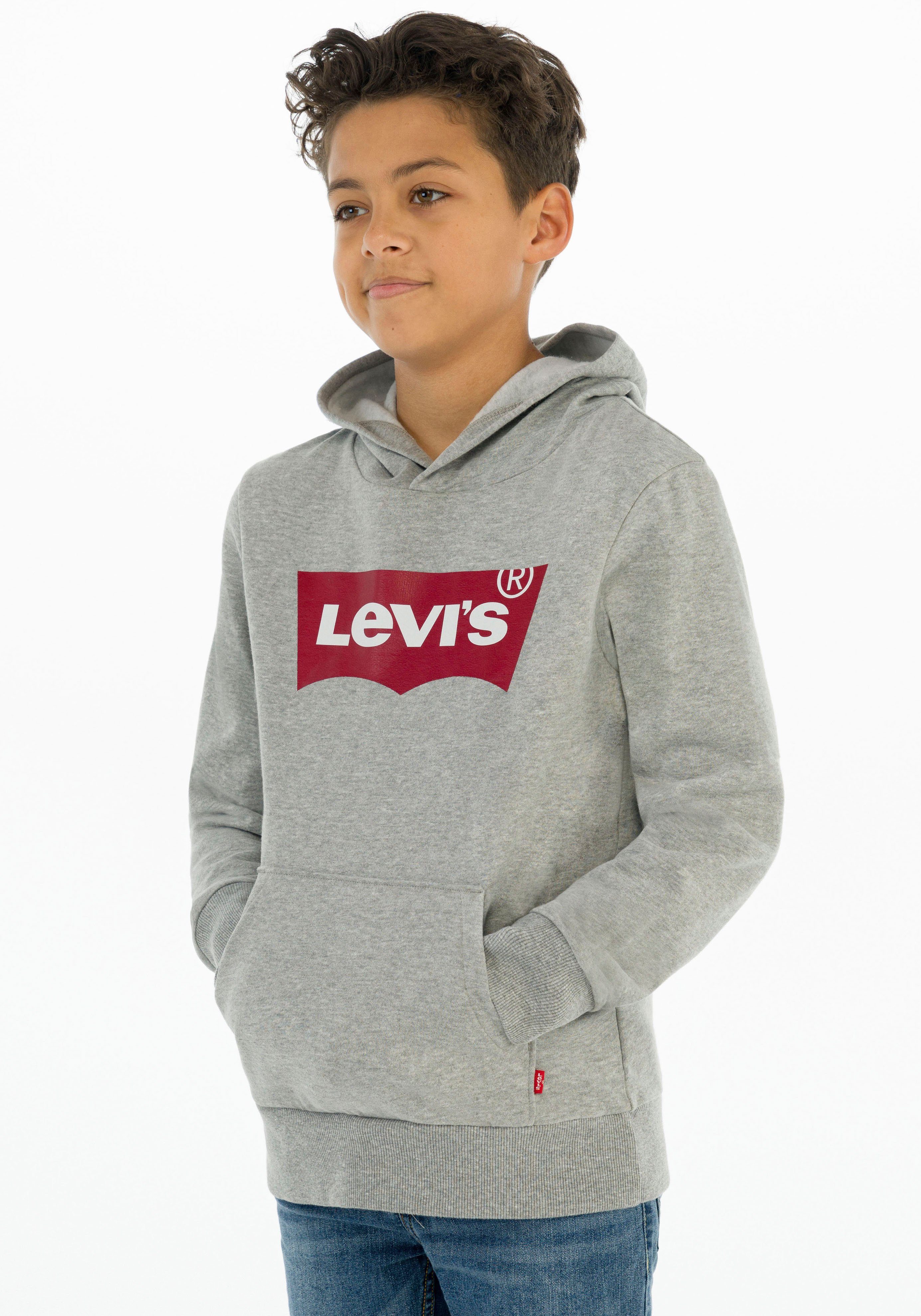 BOYS HOODIE BATWING Kapuzensweatshirt grey Kids Levi's® for