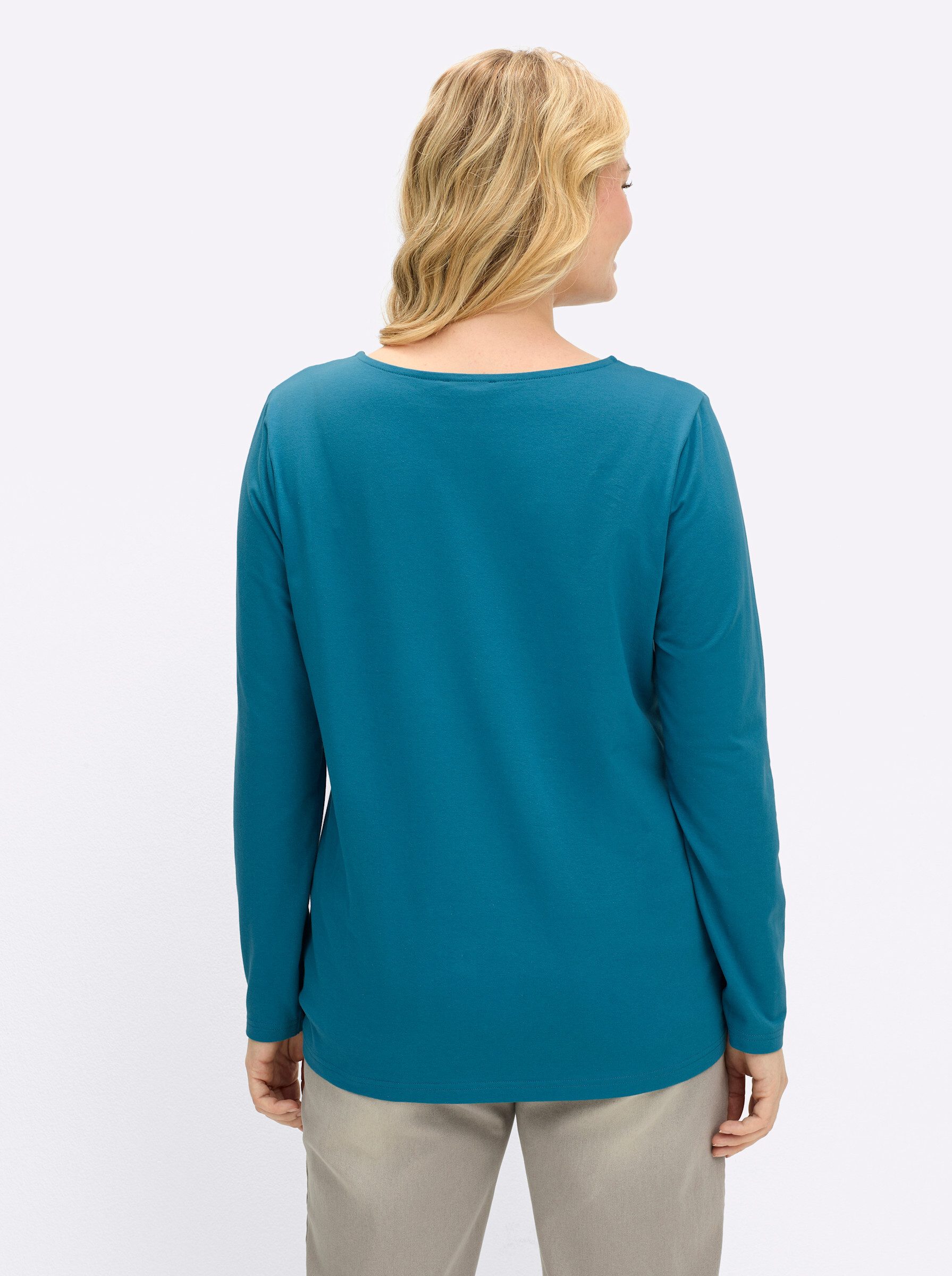 sheego by Joe Browns T-Shirt Langarmshirt günstig online kaufen