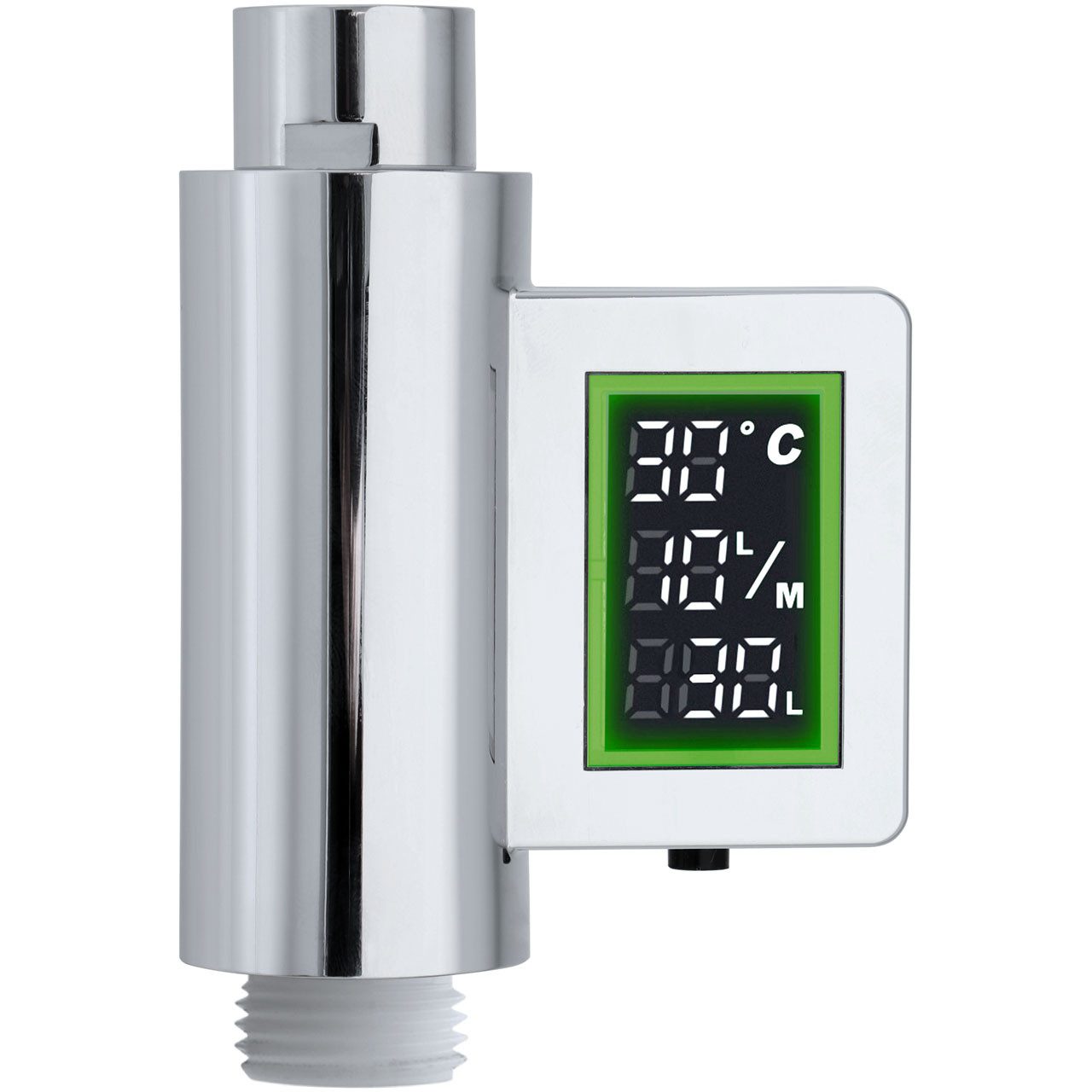 Euroshowers GmbH Kaltwasserzähler Водомеры Wasserverbrauchs- und Temperaturmesser (Chrom)