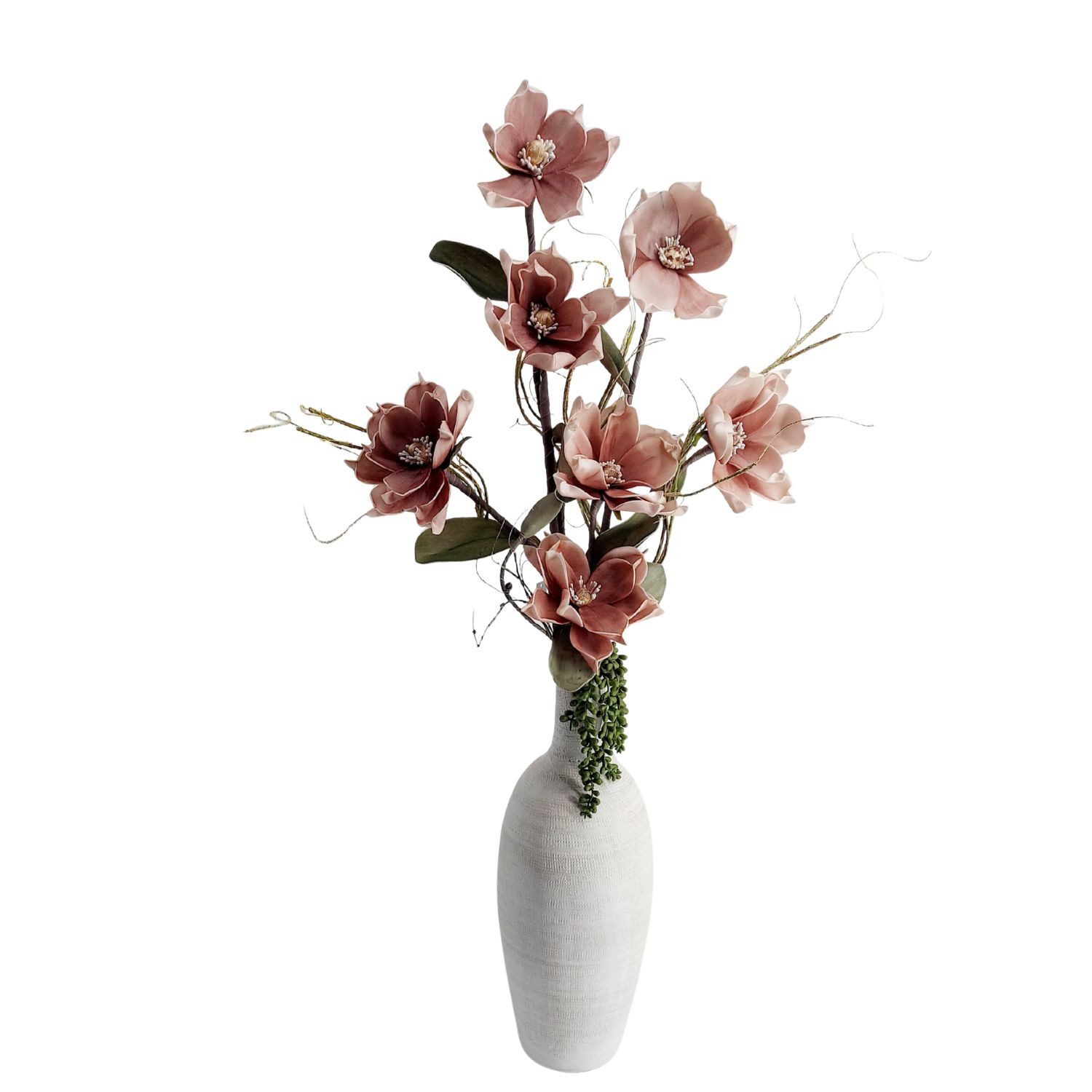 CreaFlor Home Bodenvase Tokio, Farbe: Grau, Höhe: 40cm