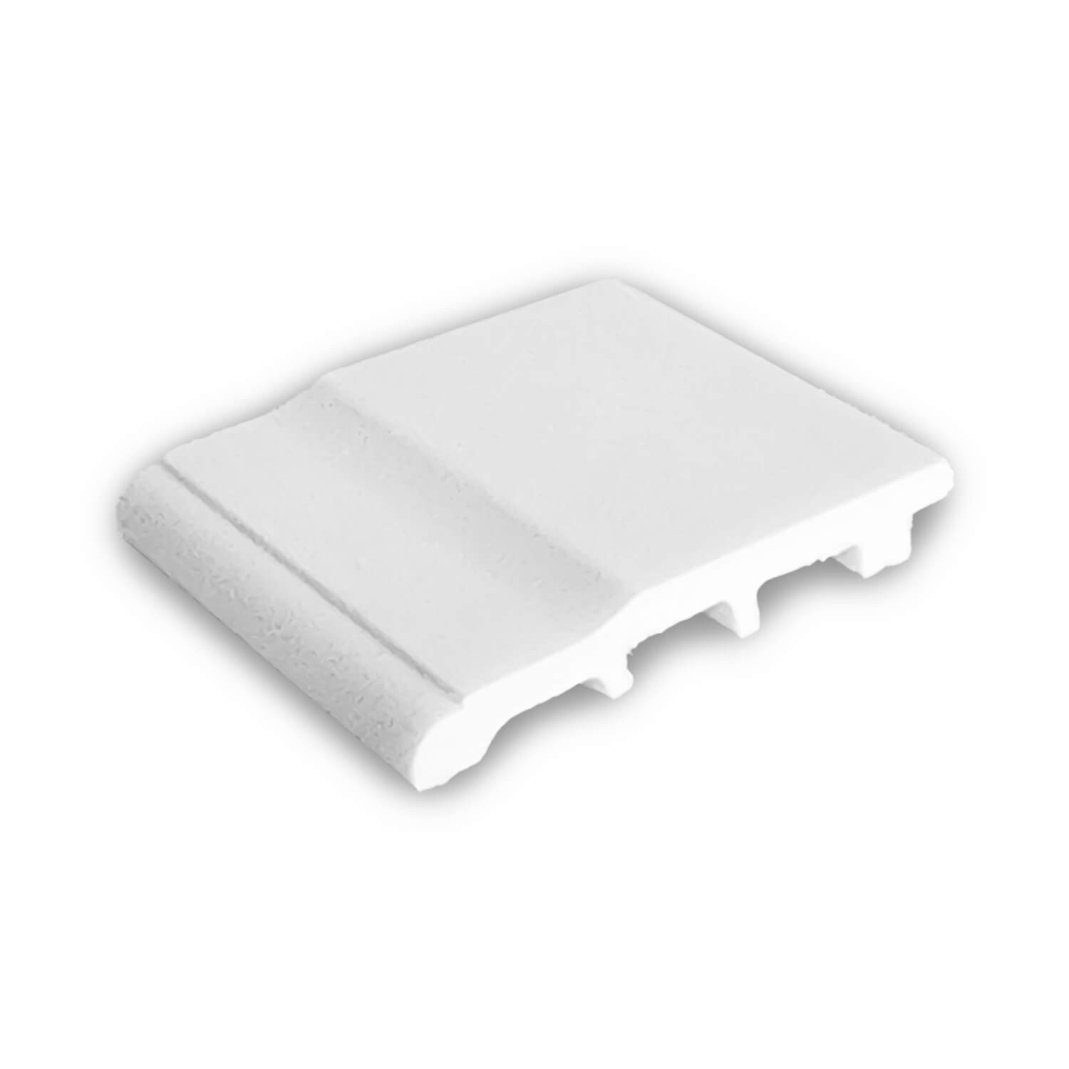 Profhome Sockelleiste 1 MUSTERSTÜCK S-653803 10 cmMUSTER Fußleiste, L: 10 cm, H: 10 cm, Fußleiste, Bodenleiste, Zierprofil, Stuckleiste, stoßfest