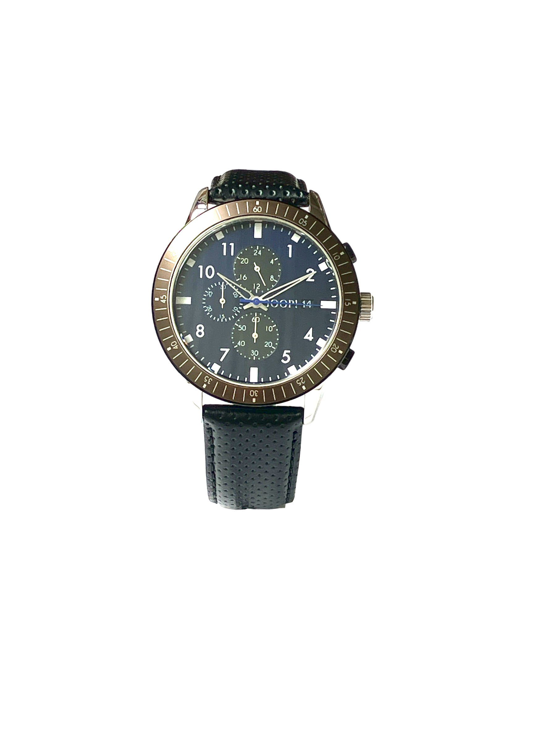 JOOP! Quarzuhr JP101881003, Edelstahl-Lünette, Stoppfunktion