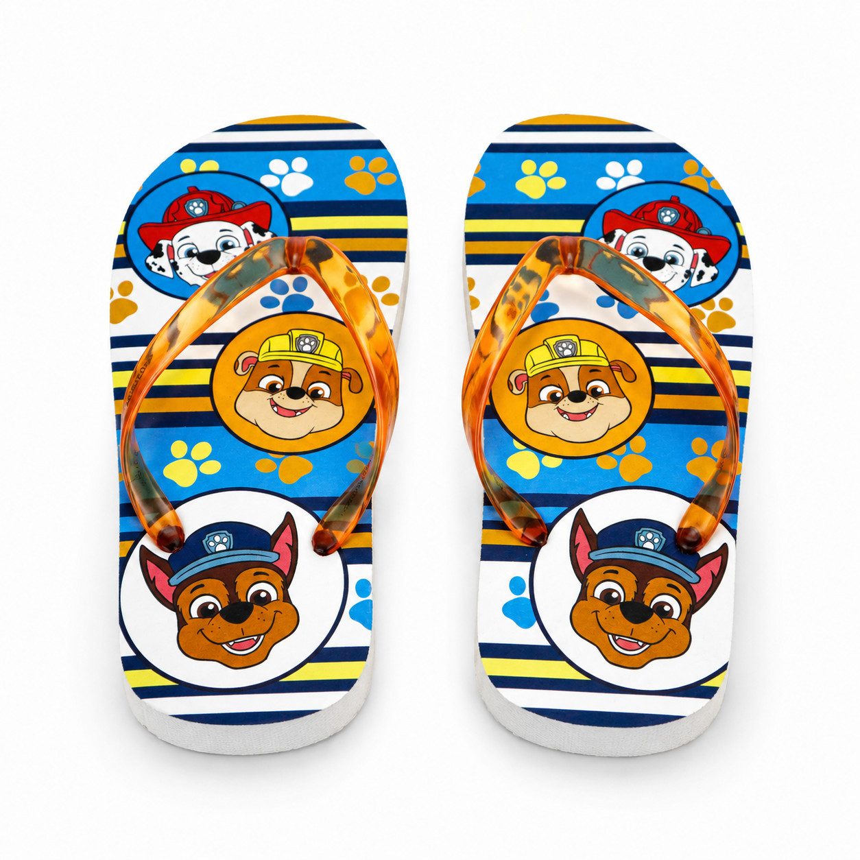 PAW PATROL Paw Patrol Chase Rubble Marshall Kinder jungen Latschen Badezehentrenner Gr. 26 bis 33