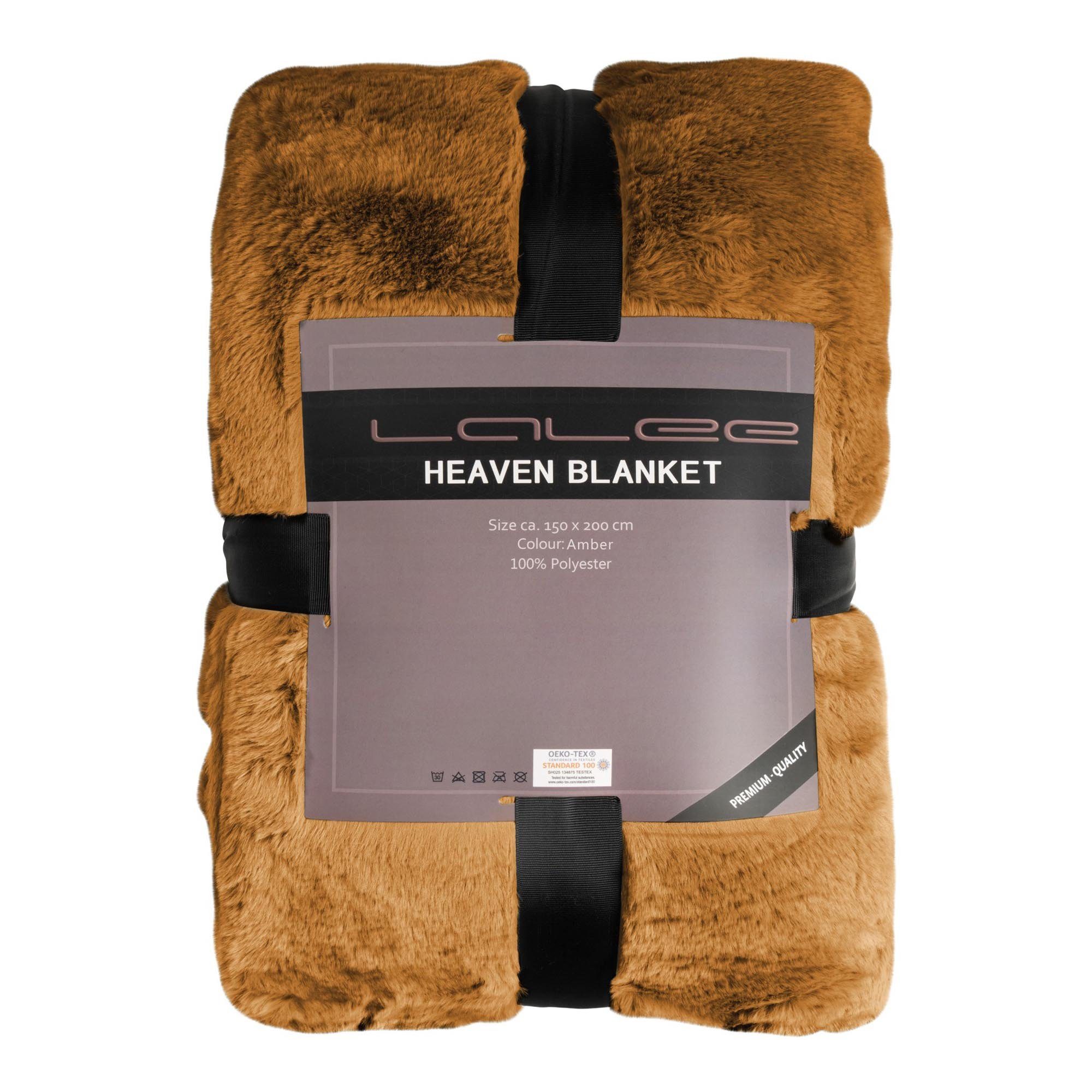 Wohndecke HEAVEN, GMD Living, flauschige Wohndecke in Felloptik, 150 x 200 günstig online kaufen