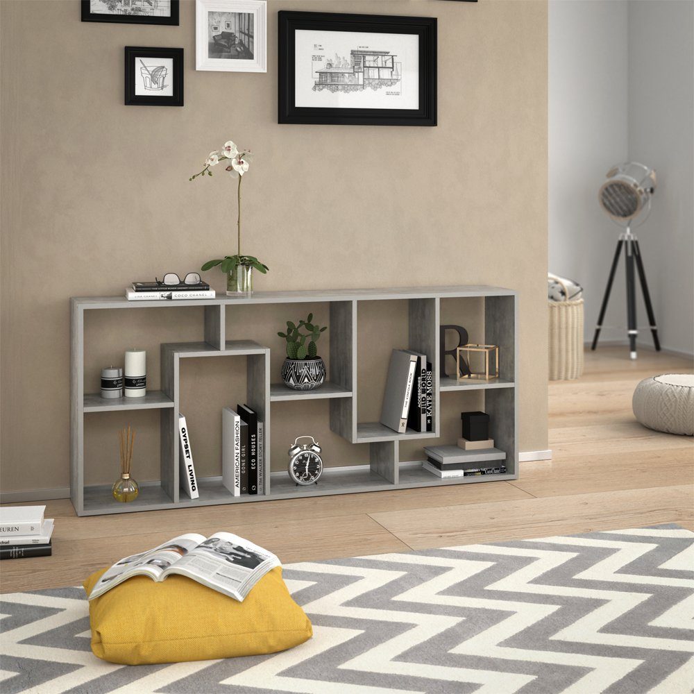 Vicco Raumteiler Noa, Beton, 160.6 x 67 cm, Freistehend günstig online kaufen