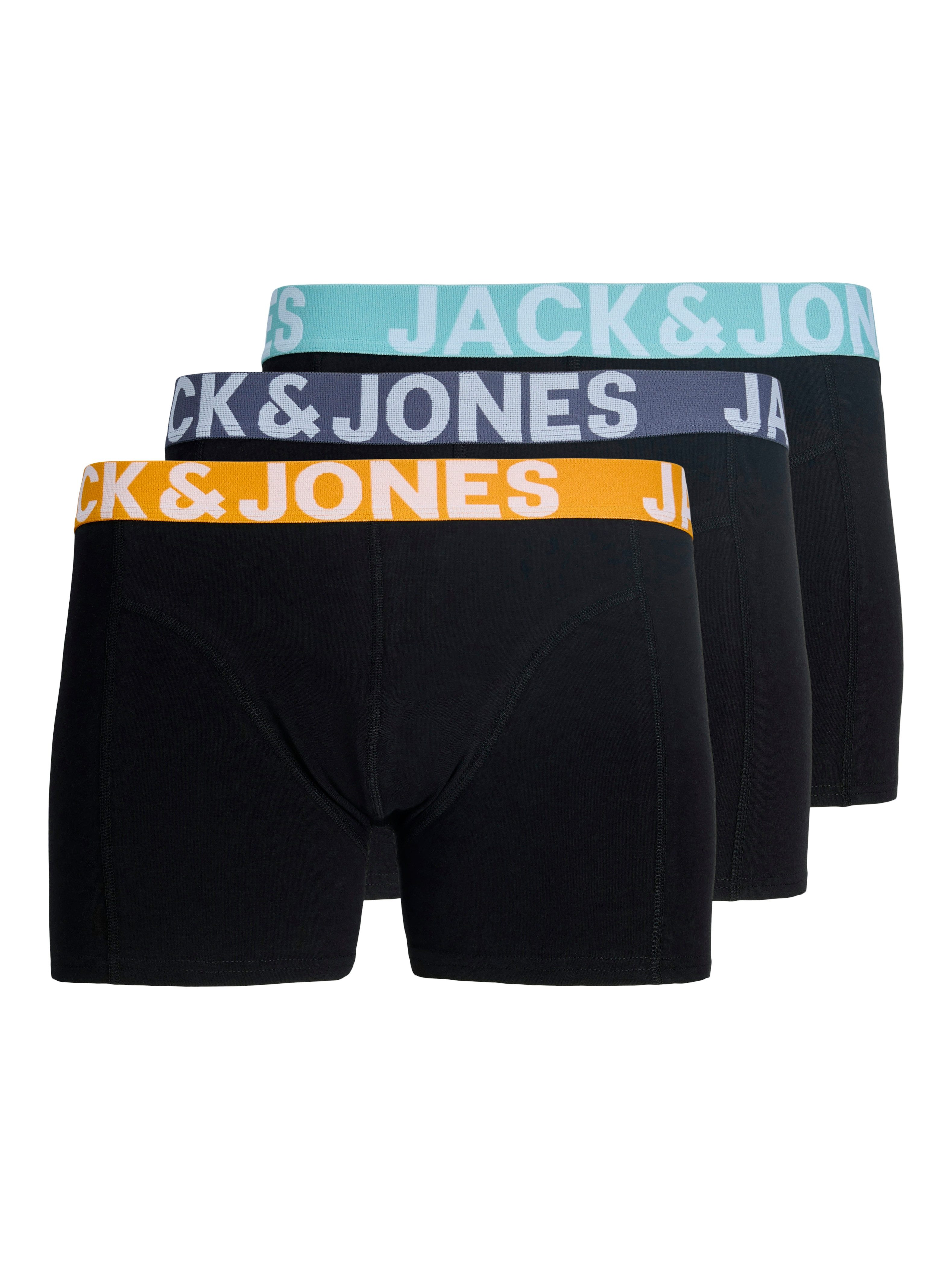 Jack & Jones Trunk JACCONOR SOLID TRUNKS 3 PACK NOOS (Packung, 3-St) Baumwollmischung, elastischer Bund