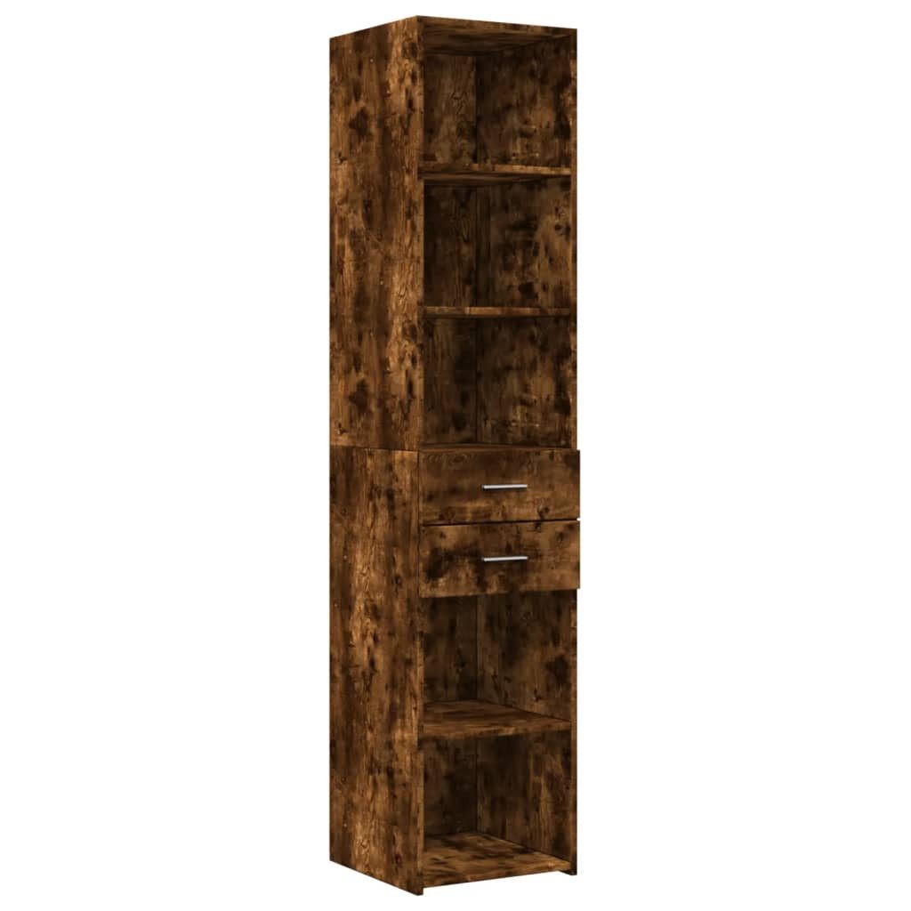 vidaXL Highboard Highboard Räuchereiche 40x42,5x185 cm günstig online kaufen