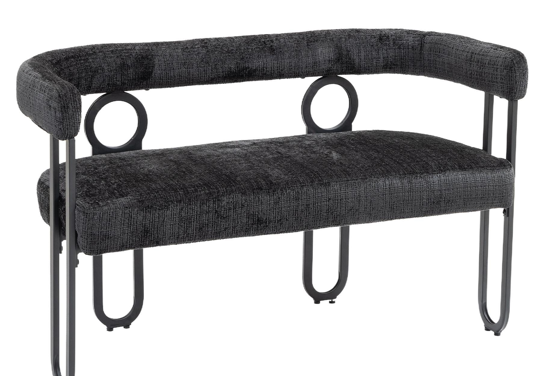 LVHOM Gartenstuhl Retro-Ring Metall 2-/4-/6er-Set, Chenille/PU günstig online kaufen