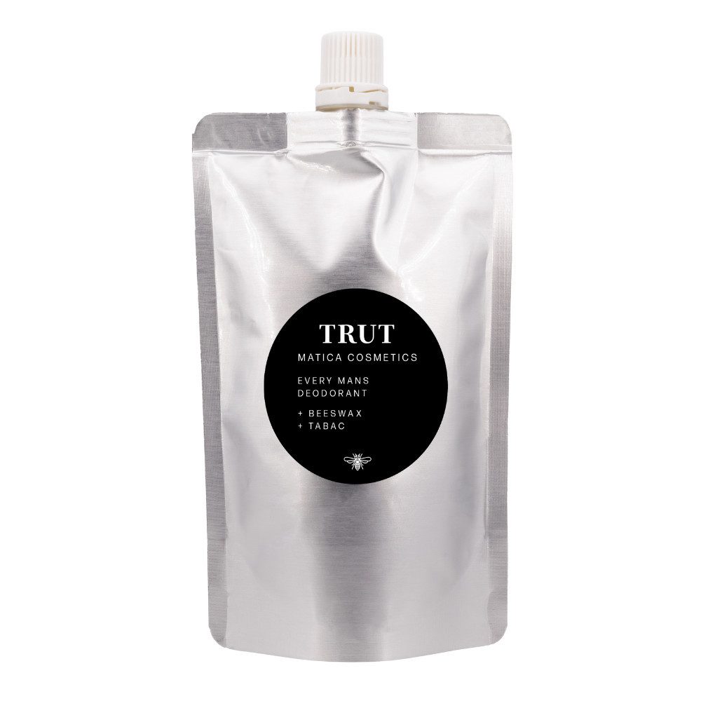 Matica Cosmetics Deo-Creme Matica Cosmetics Deodorant Trut Nachfüllpack 100ml, Einzelprodukt, Mit antibakteriellem Bienenwachs