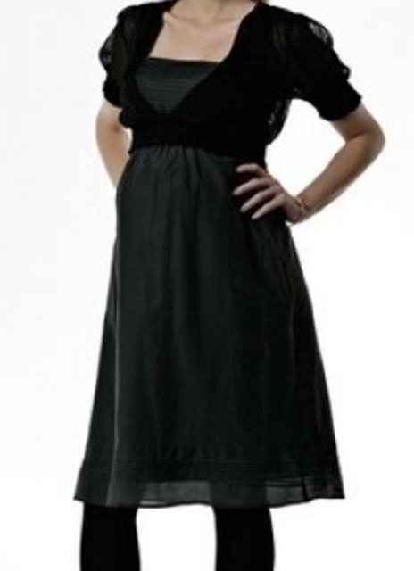 Mamalicious Umstandskleid Umstandskleid Schwangerschaft Kleid Neu schwarz Seide