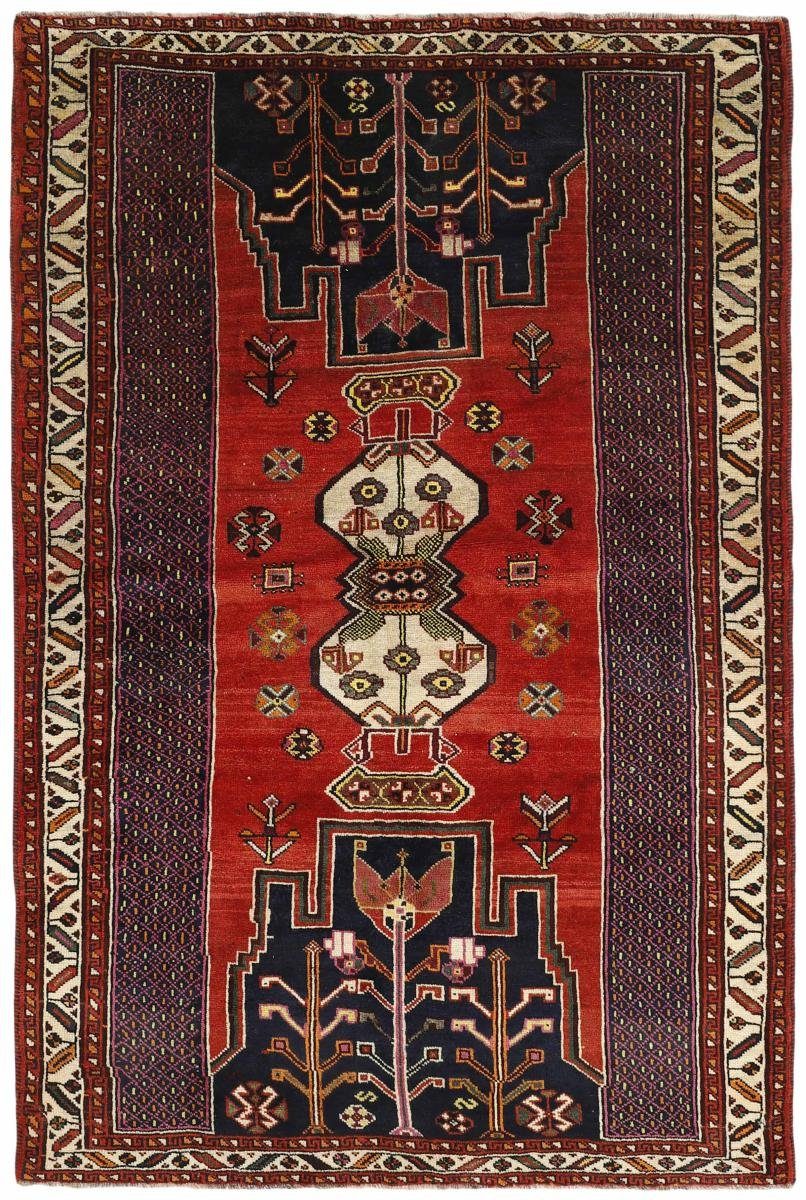 Orientteppich Shiraz 161x245 Handgeknüpfter Orientteppich / Perserteppich, Nain Trading, rechteckig, Höhe: 10 mm | Kurzflor-Teppiche