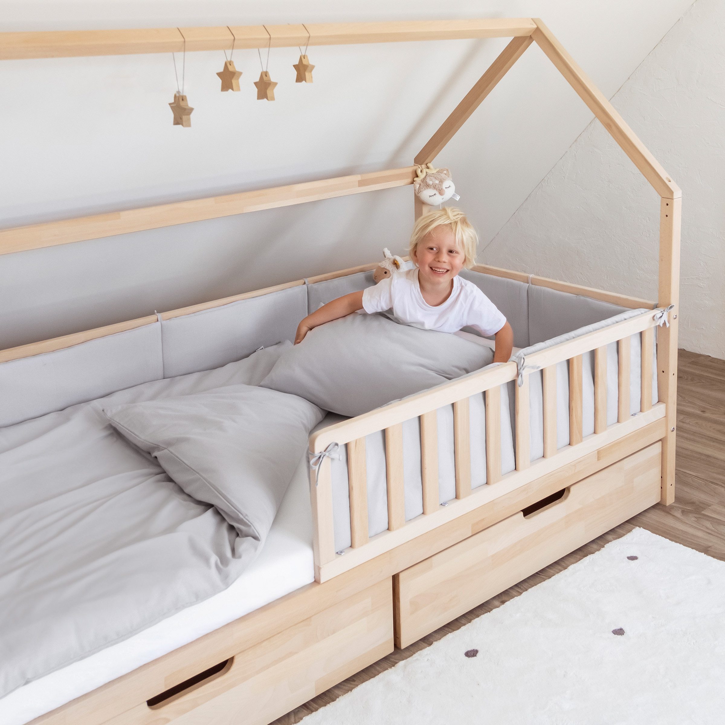 Ehrenkind Kinderbettwäsche Kinder Bettwäsche, 100% Bio-Baumwolle, Standard 100 by Oeko-TEX – Bild 5 von 5