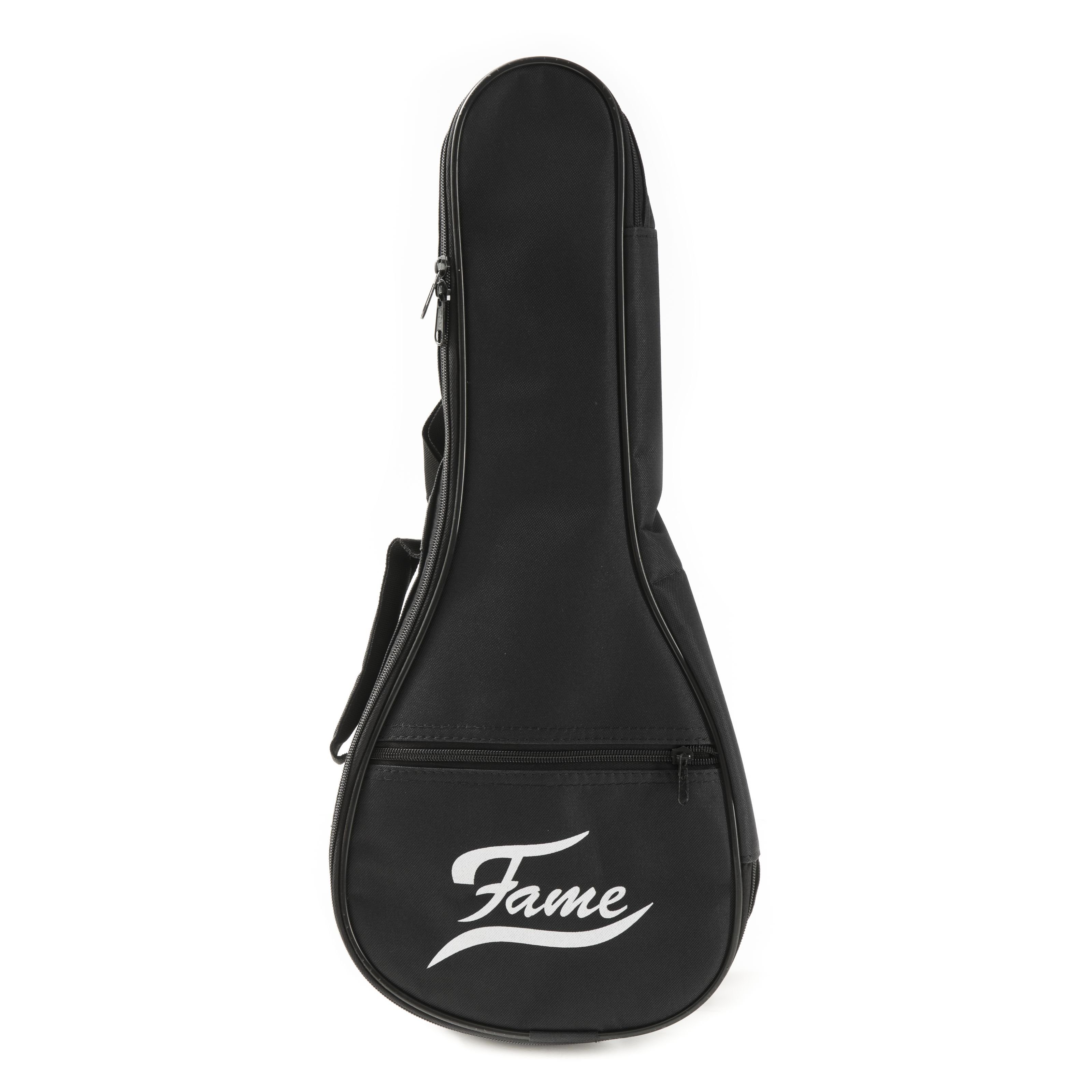 FAME Ukulelen-Koffer, Gigbag Ukulele Sopran, Wetterfest, Gepolstert