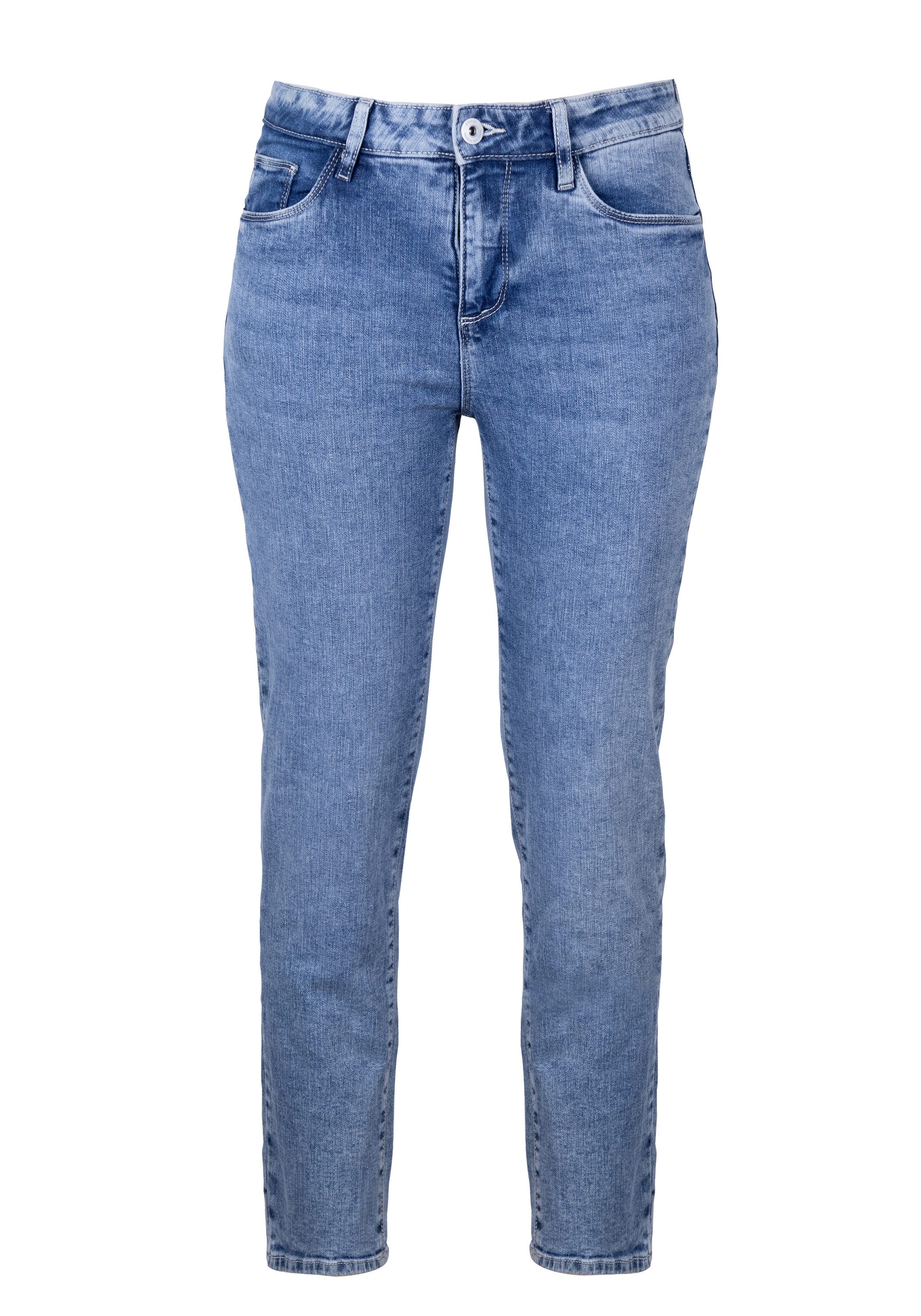 STOOKER WOMEN 5-Pocket-Jeans Zermatt Straight Fit Denim Jeans Straight Fit Casual Clean Wash Denim Jeans für Damen
