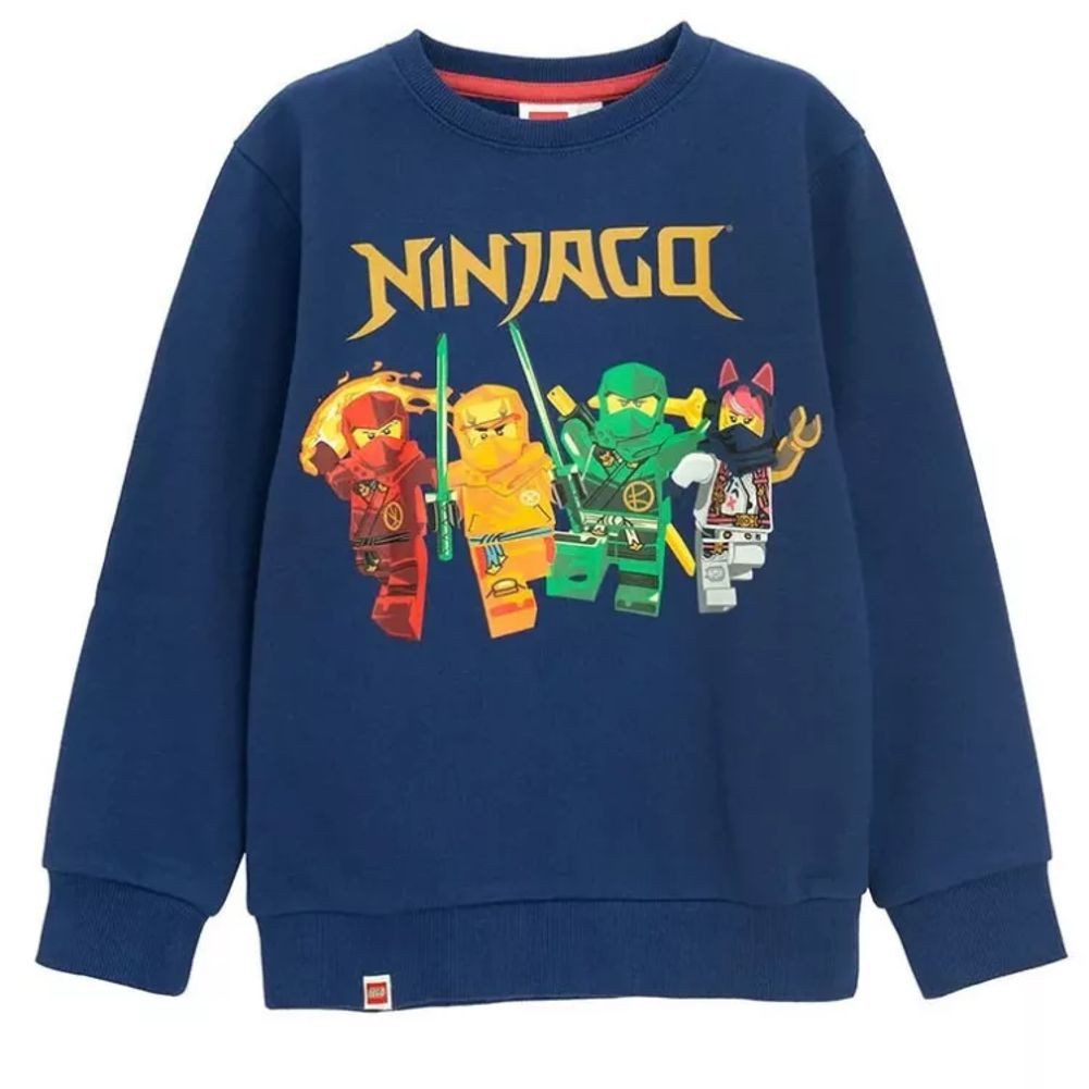 LEGO® kidswear Sweatshirt LEGO® NINJAGO Sweatshirt Kinder Navy Oliv Größen 98-128 Kita Lego Ninjago Jungen Sweatshirt Pullover