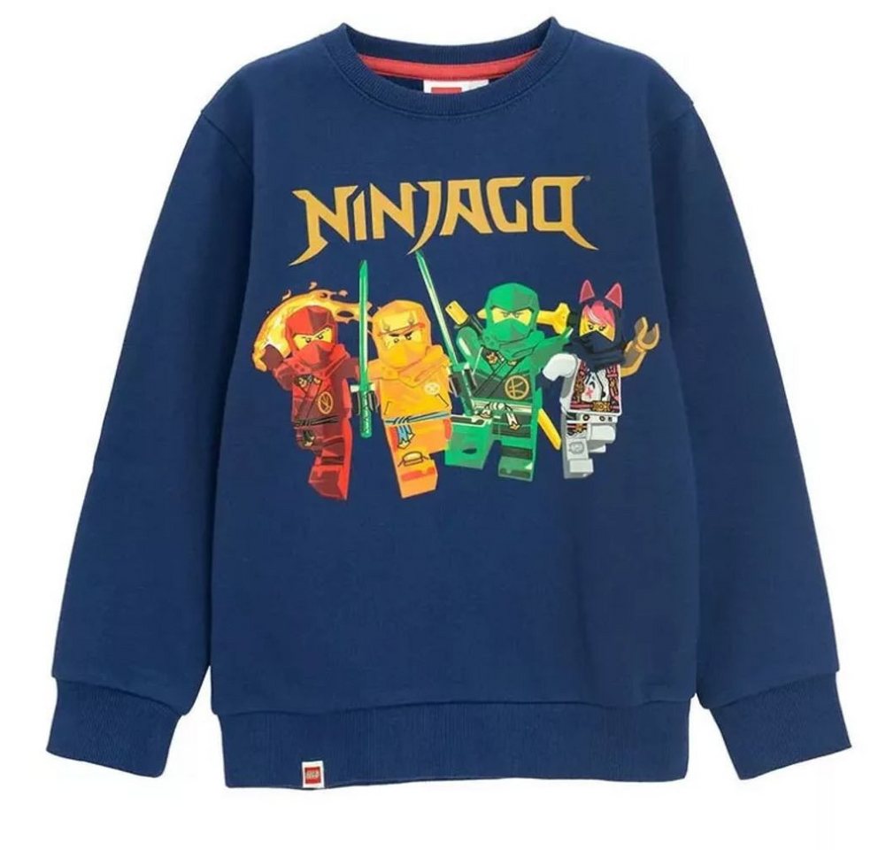 LEGO® kidswear Sweatshirt LEGO® NINJAGO Sweatshirt Kinder Navy Oliv Größen 98-128 Kita Lego Ninjago Jungen Sweatshirt Pullover