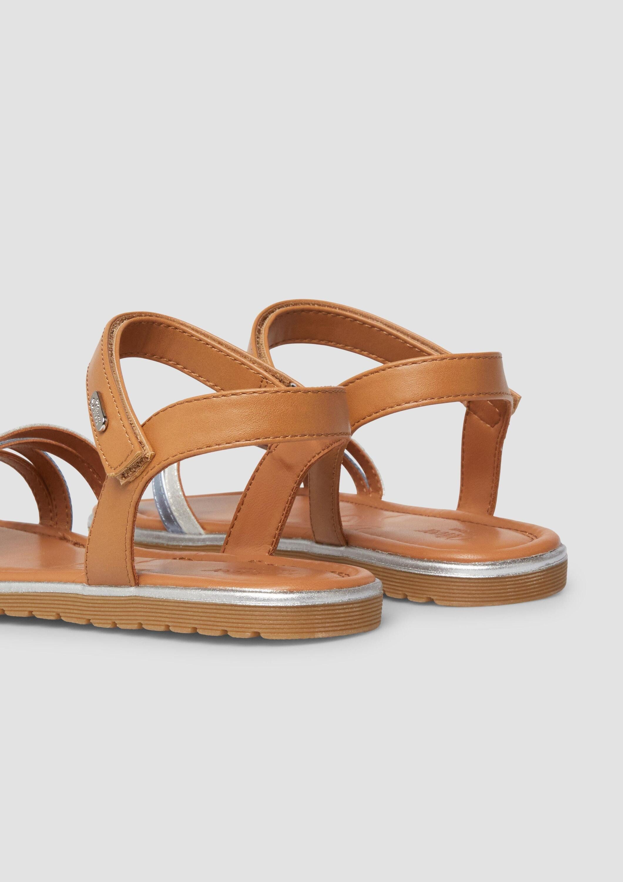 s.Oliver Sandalen Sandale Multicolor-Sandalen in Metallic-Optik