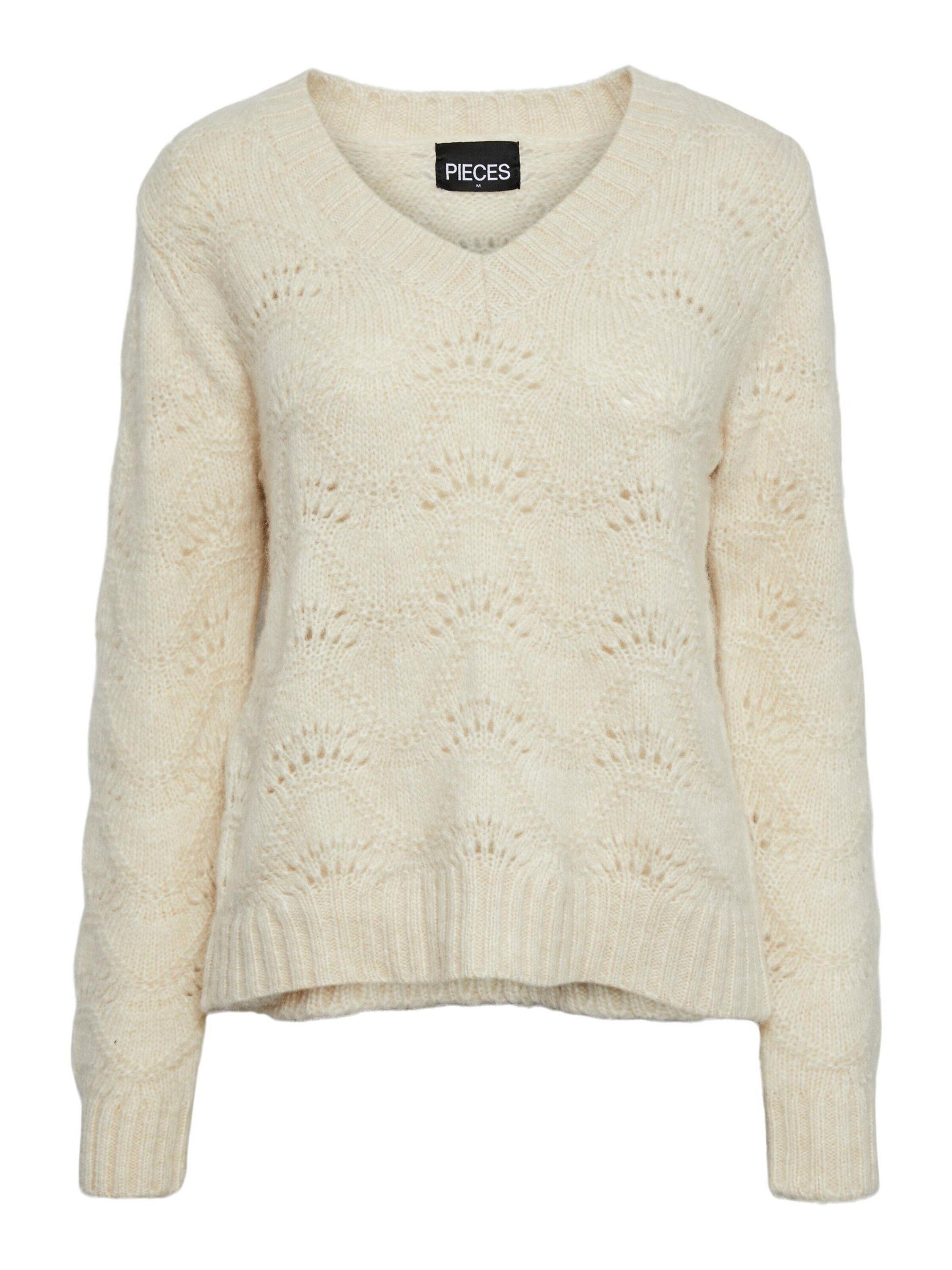 Pieces  Pullover PCBIBBI LS V-NECK KNIT günstig online kaufen