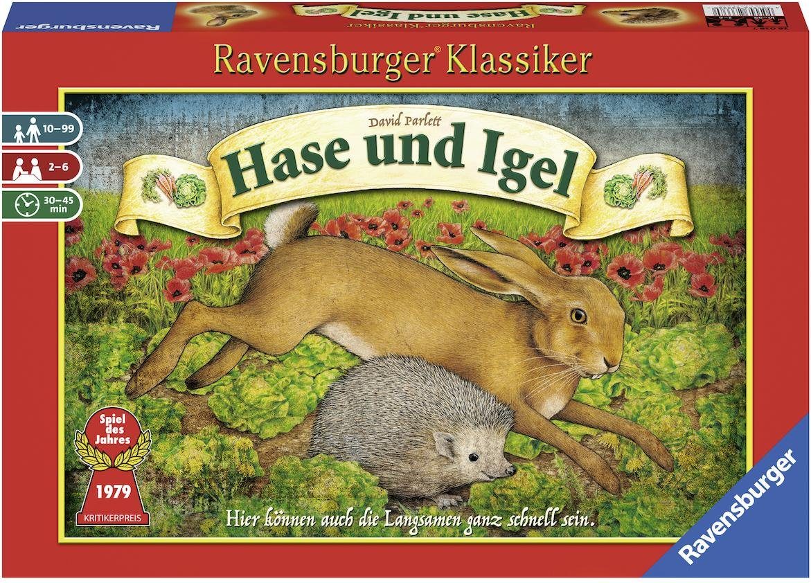 Ravensburger Spiel, Hase und Igel, Made in Europe, FSC® - schützt Wald - weltweit