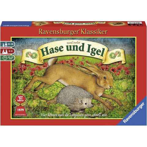 Ravensburger Spiel, Hase und Igel, Made in Europe, FSC® - schützt Wald - weltweit