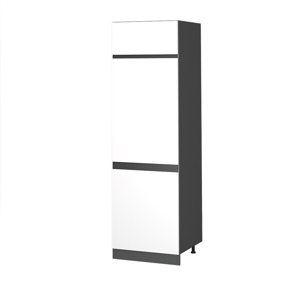 Vicco Kühlumbauschrank R-Line, Weiß/Anthrazit, 60 cm günstig online kaufen