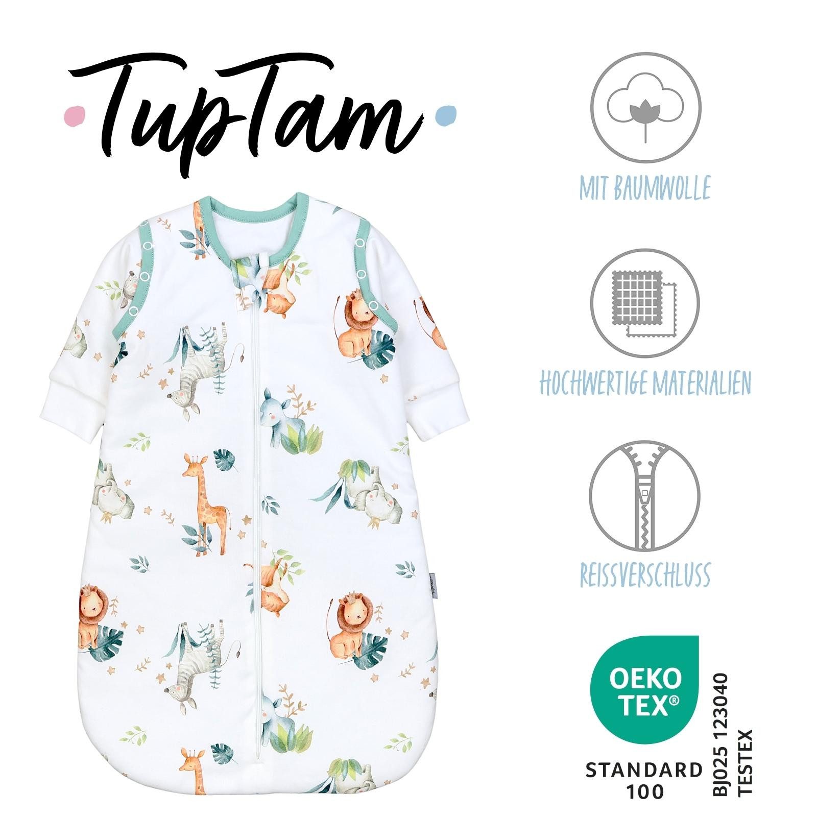 TupTam Babyschlafsack 2.5 TOG Ganzjahresschlafsack mit abnehmbaren Ärmeln günstig online kaufen