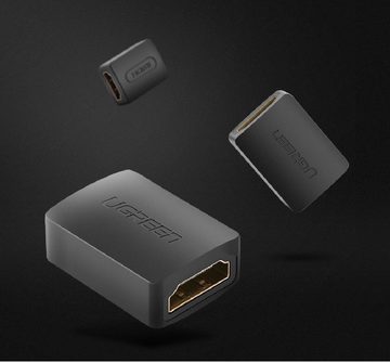 UGREEN Adapter Kupplung HDMI Stecker Videokabel-Adapter schwarz HDMI-Adapter