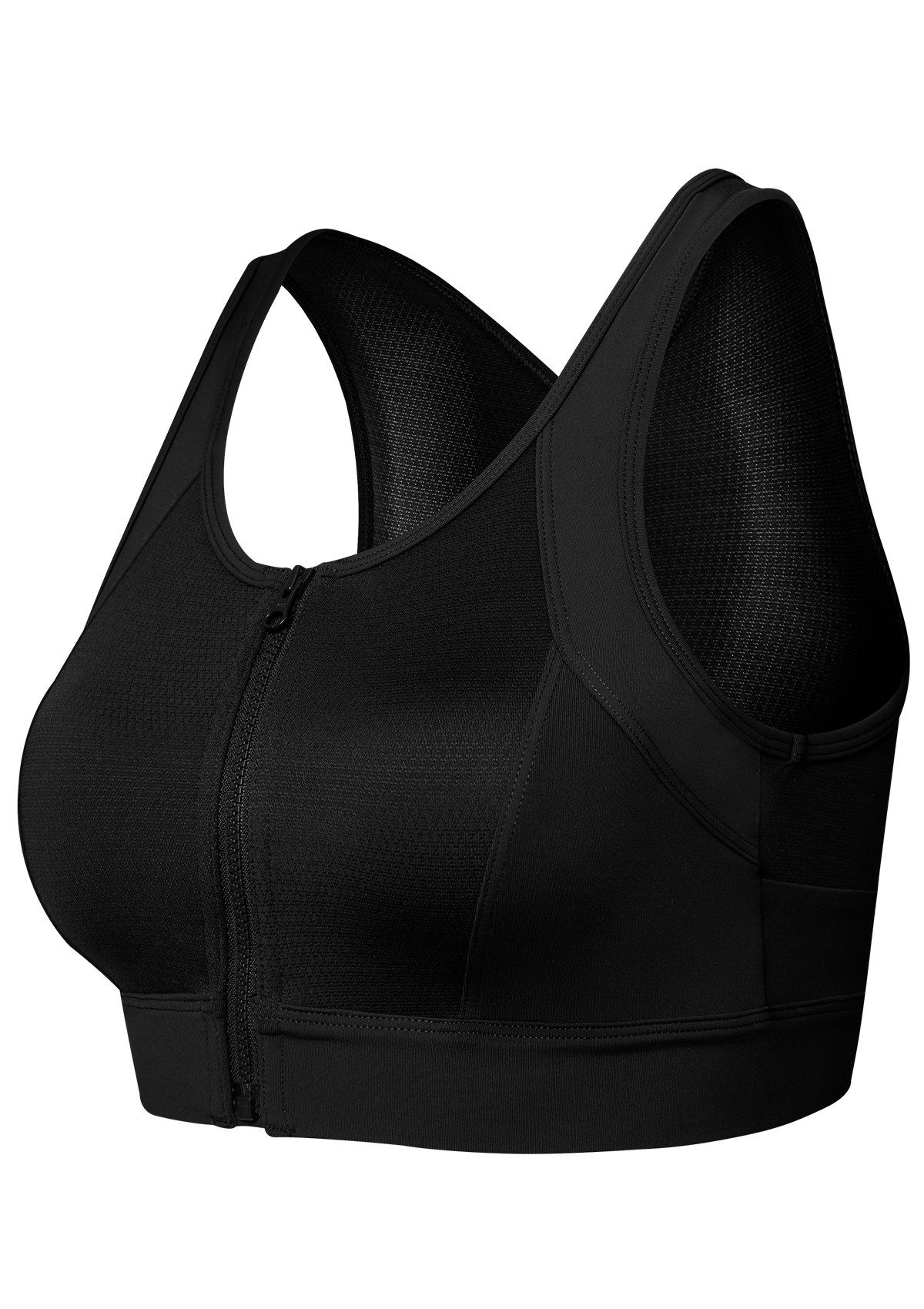 Yvette Sport-BH Starker halt mit Vorderverschluss Mesh Ringerrücken Gepolst günstig online kaufen