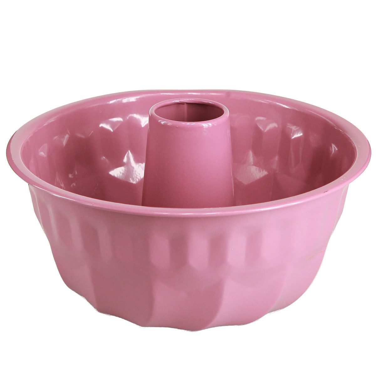 Viana Übertopf Metall Deko Schale Pink Gugelhupf Ø23cm H12cm Dekoform