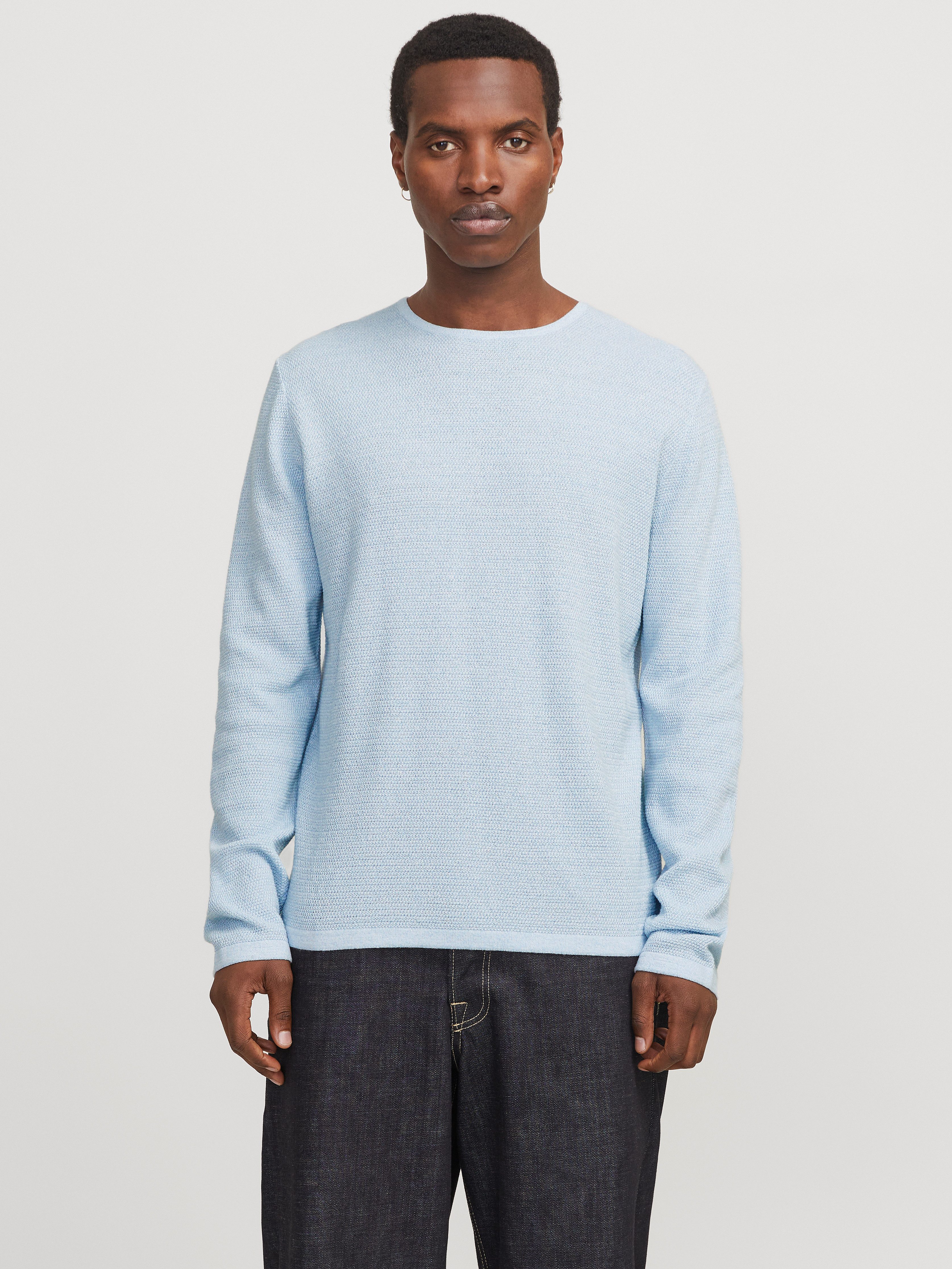 Jack & Jones Rundhalspullover JJEGEORGE KNIT günstig online kaufen