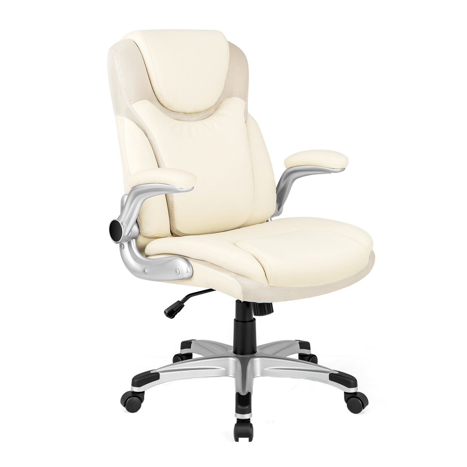 COSTWAY Bürostuhl, mit Wippfunktion, höhenverstellbar, drehbar, bis 160kg günstig online kaufen