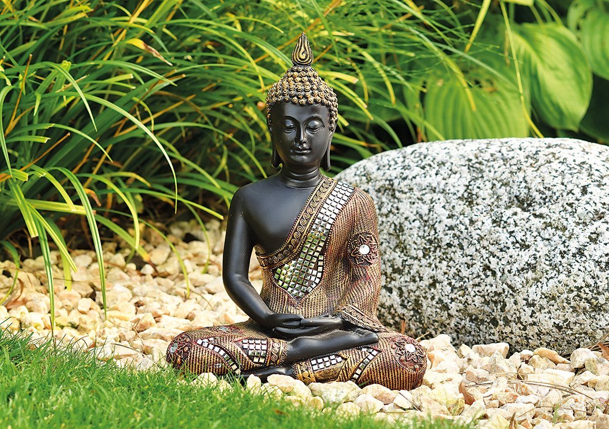 NO NAME Buddhafigur Thai Dekofigur, Buddhafigur, 27 cm Skulptur, Statue, H