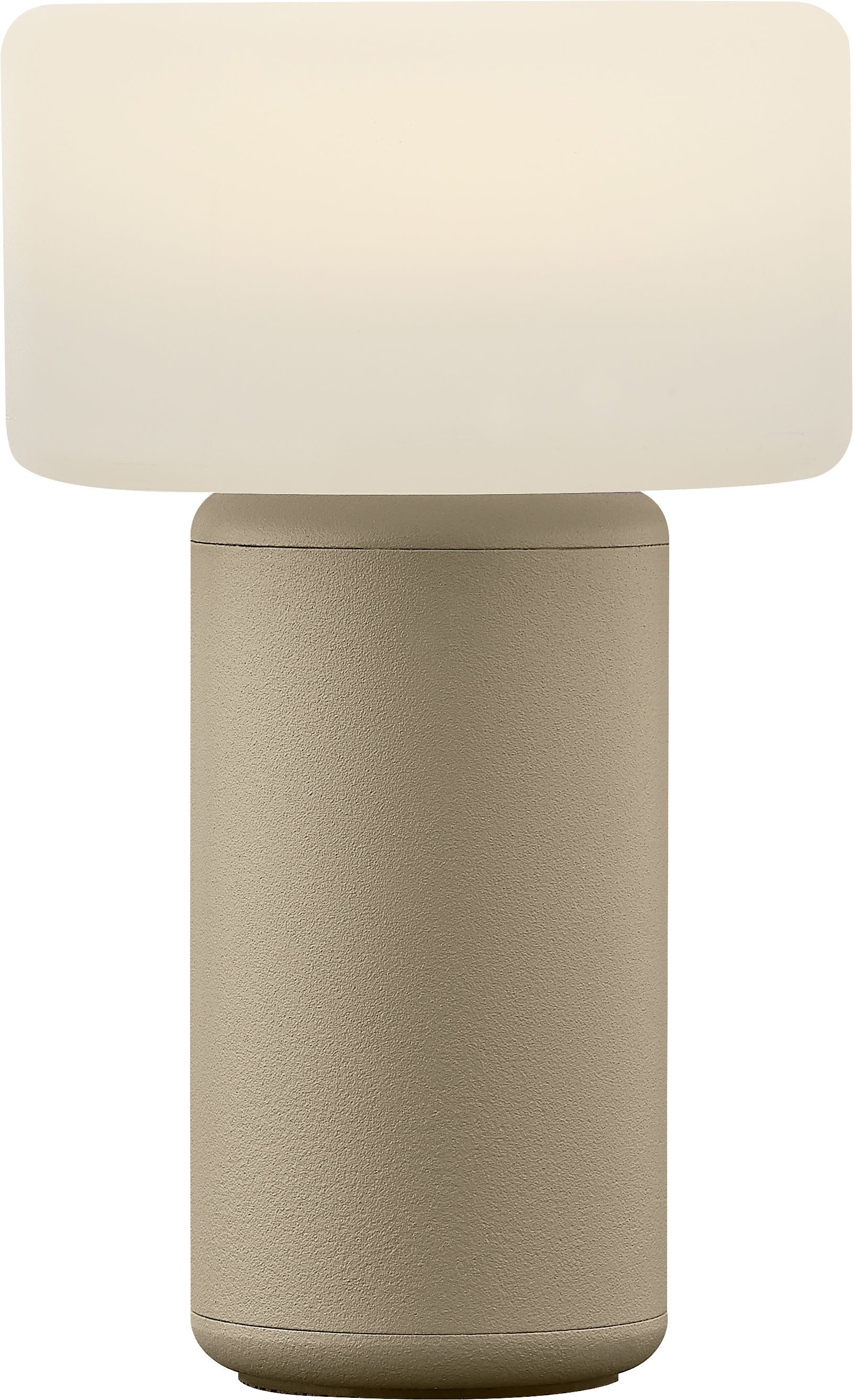 HELL höllisch gutes Licht LED Tischleuchte TINY, LED fest integriert, warmweiß - kaltweiß, Touchdimmer, IP54, 2-Stufen CCT