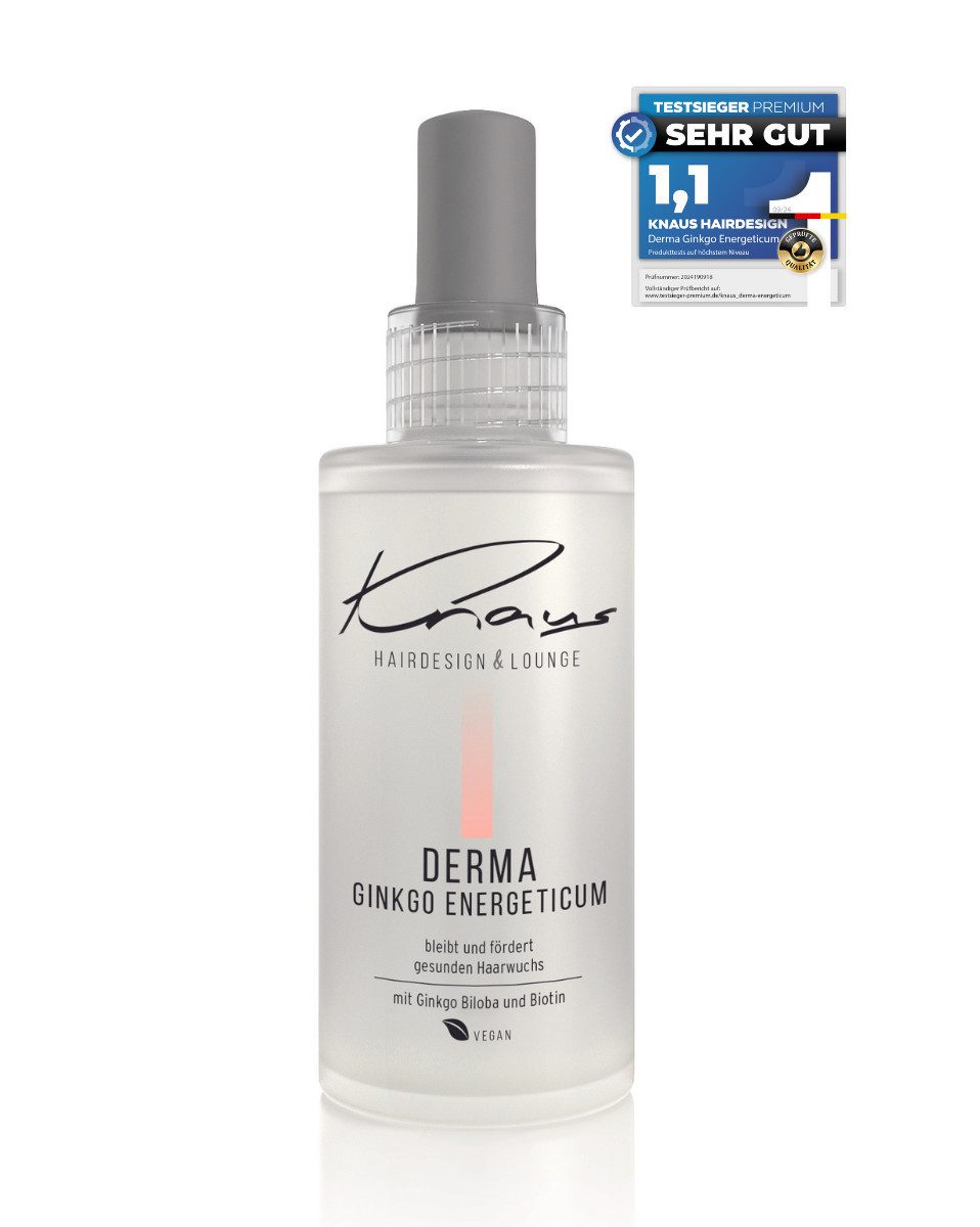 Knaus Hairdesign Haartonikum Knaus Ginkgo ENERGETICUM Tonikum Schuppen Haarausfall Booster, Haarbooster