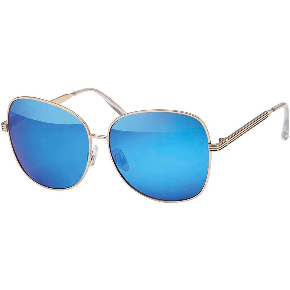 BEZLIT Eyewear Pilotenbrille Herren Piloten mit schwarzen mit Metallrahmen Blau Gold (1-St) Sonnenbrille Linsen