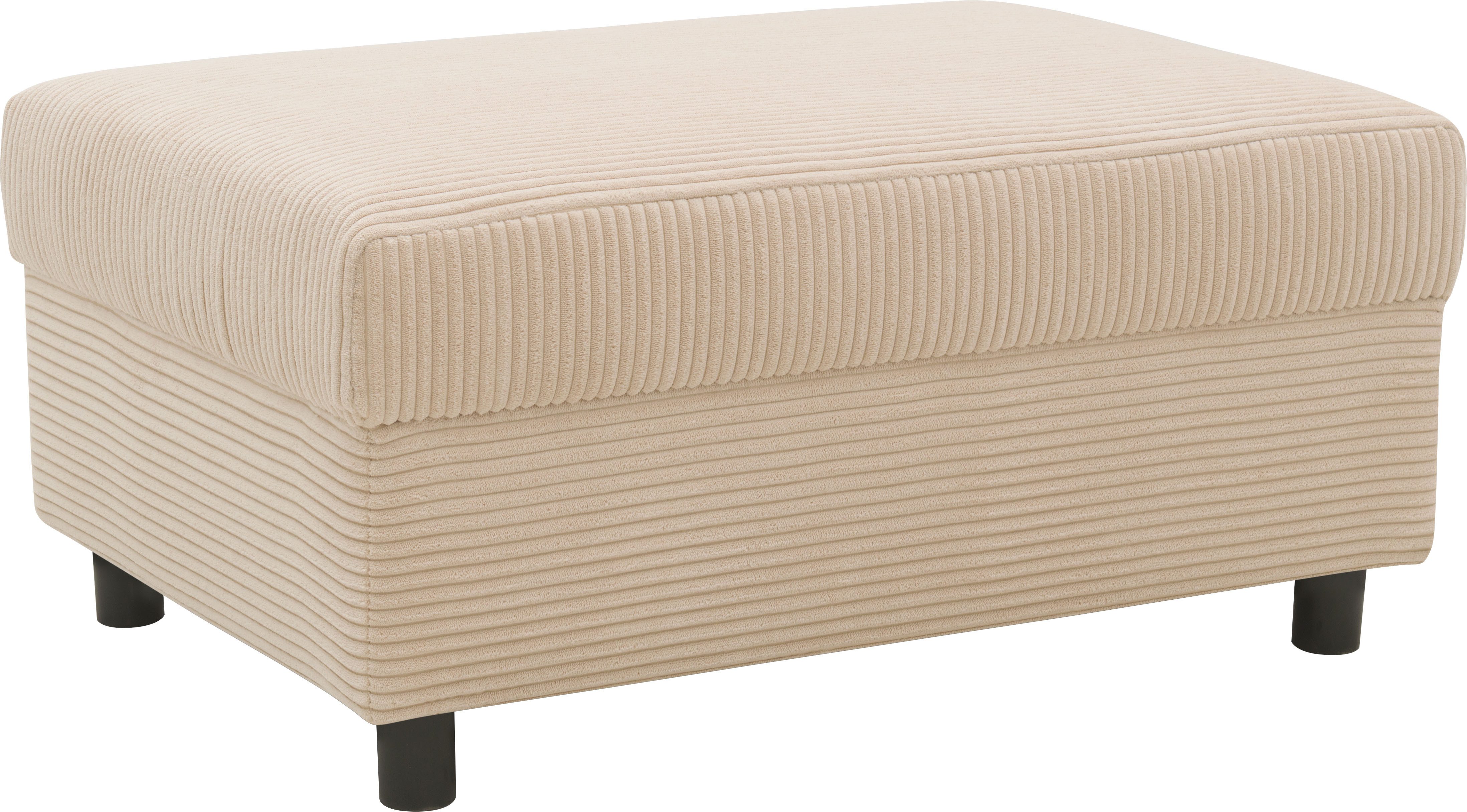 DOMO collection Polsterhocker "Turah 2 in Cord oder Luxus-Microfaser" moder günstig online kaufen