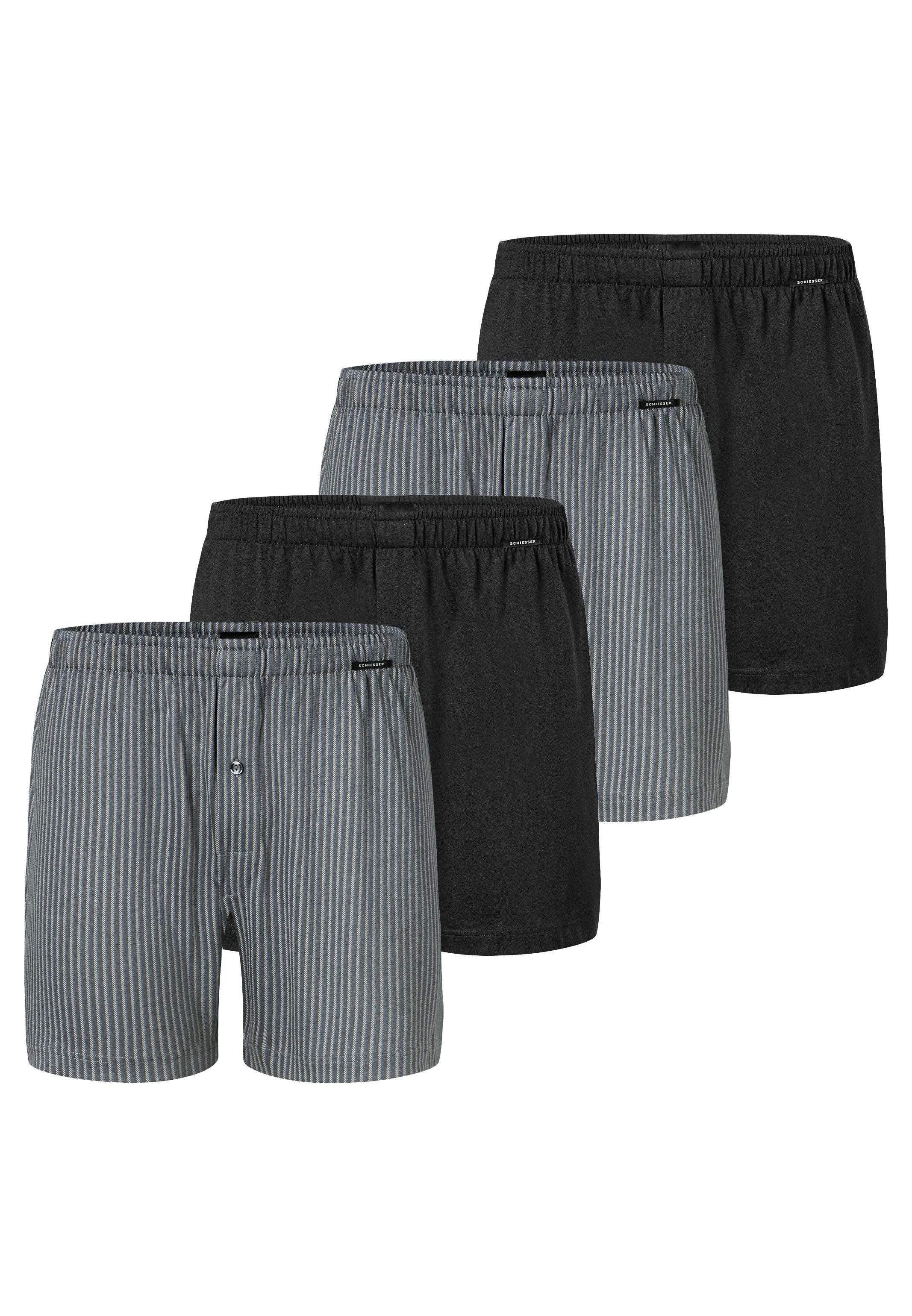 Boxershorts 4er Pack Singel-Jersey