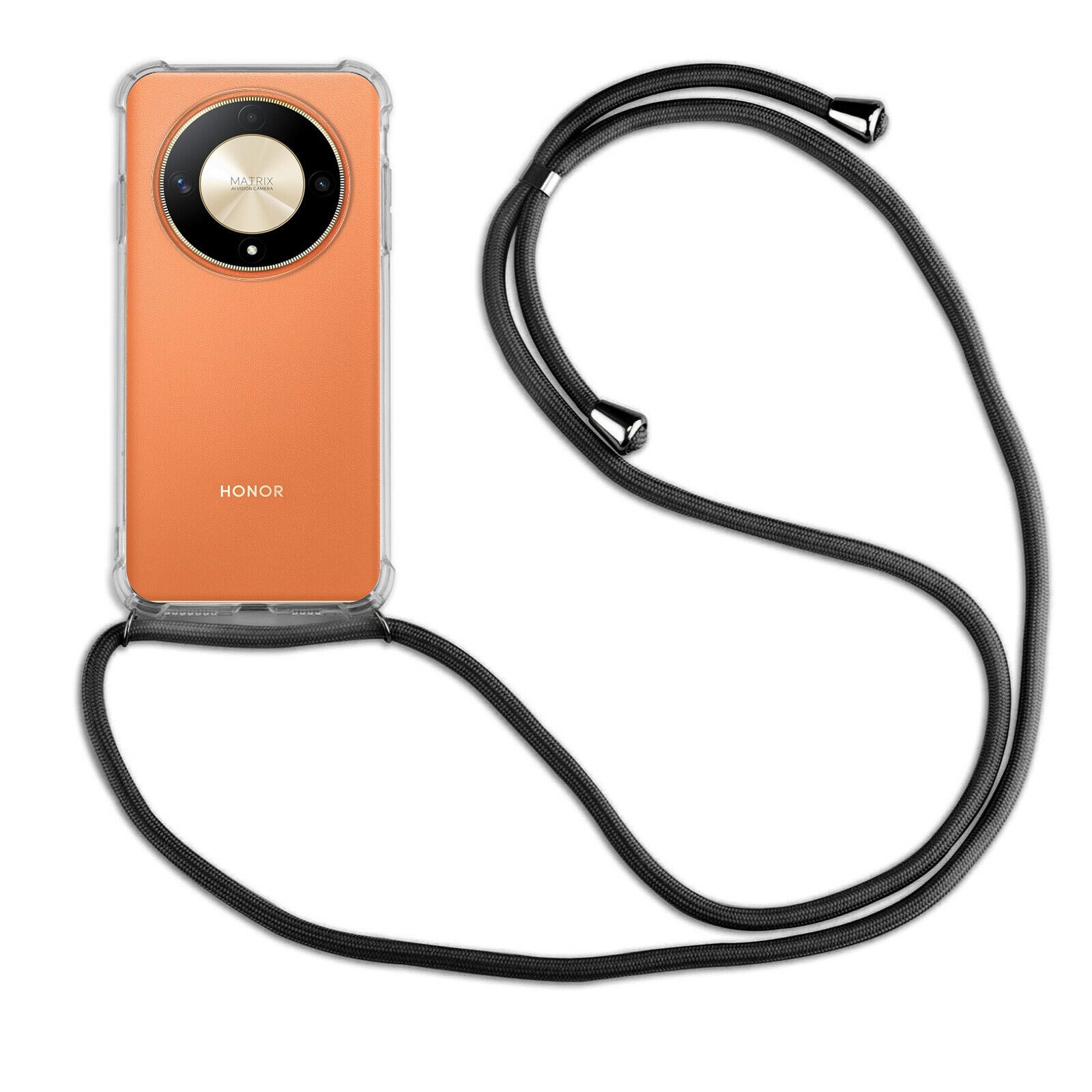 betterfon Handykette für Honor Magic 6 Lite Handyhülle mit Band & Kordel Bumper, Verstellbares Band – tragbar kurz, lang, über Kreuz oder vorn