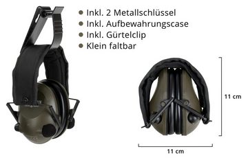 Stagecaptain Bügelgehörschutz ContraNoise Gehörschutz Kopfhörer mit “Active-Volume-System”, Größenverstellbar