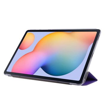 König Design Tablet-Hülle Samsung Galaxy Tab S7, Schutzhülle für Samsung Galaxy Tab S7 Tablethülle Schutztasche Cover Standfunktion Lila