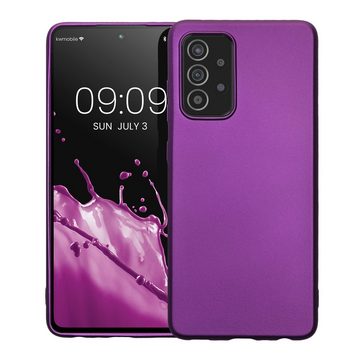 kwmobile Handyhülle Case für Samsung Galaxy A52 / A52 5G / A52s 5G, Hülle Silikon metallisch schimmernd - Handyhülle Cover