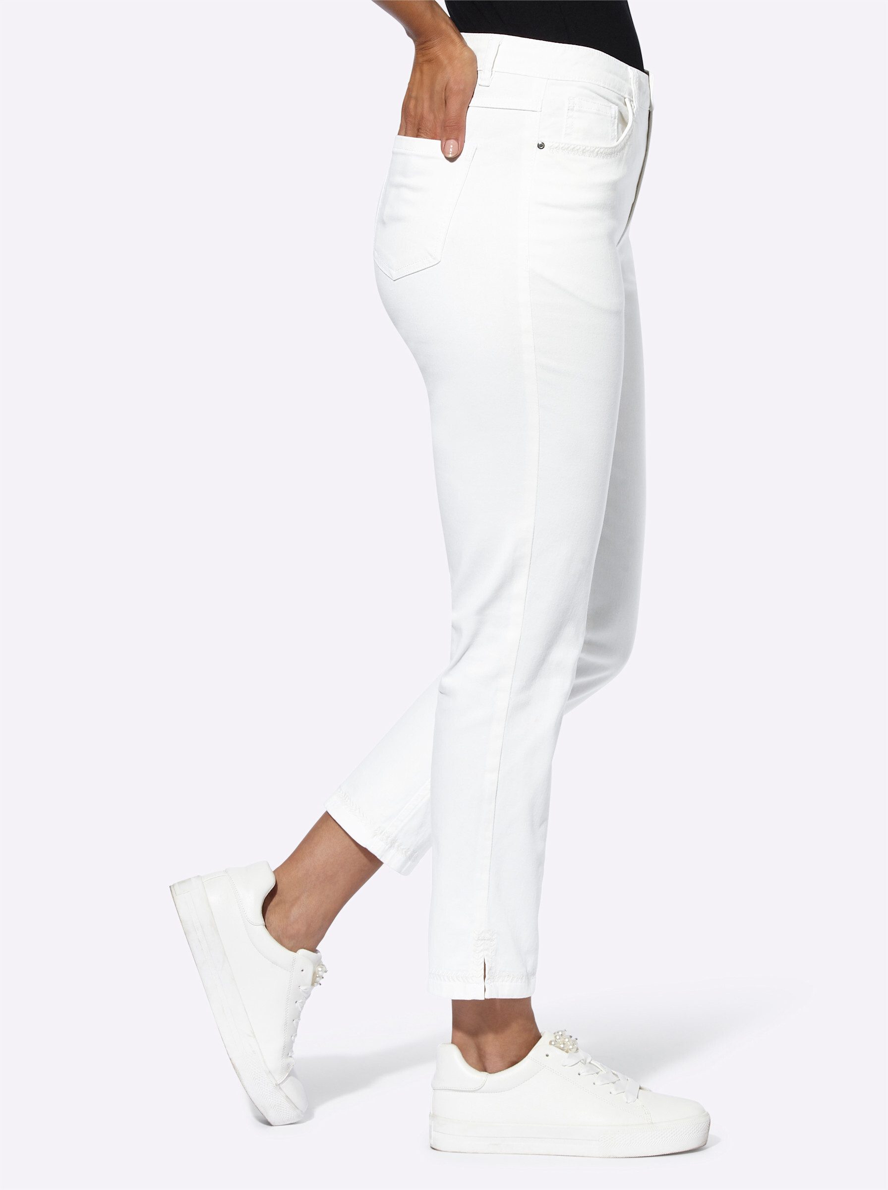 Inspirationen 5-Pocket-Jeans 1 Stk. tlg. günstig online kaufen