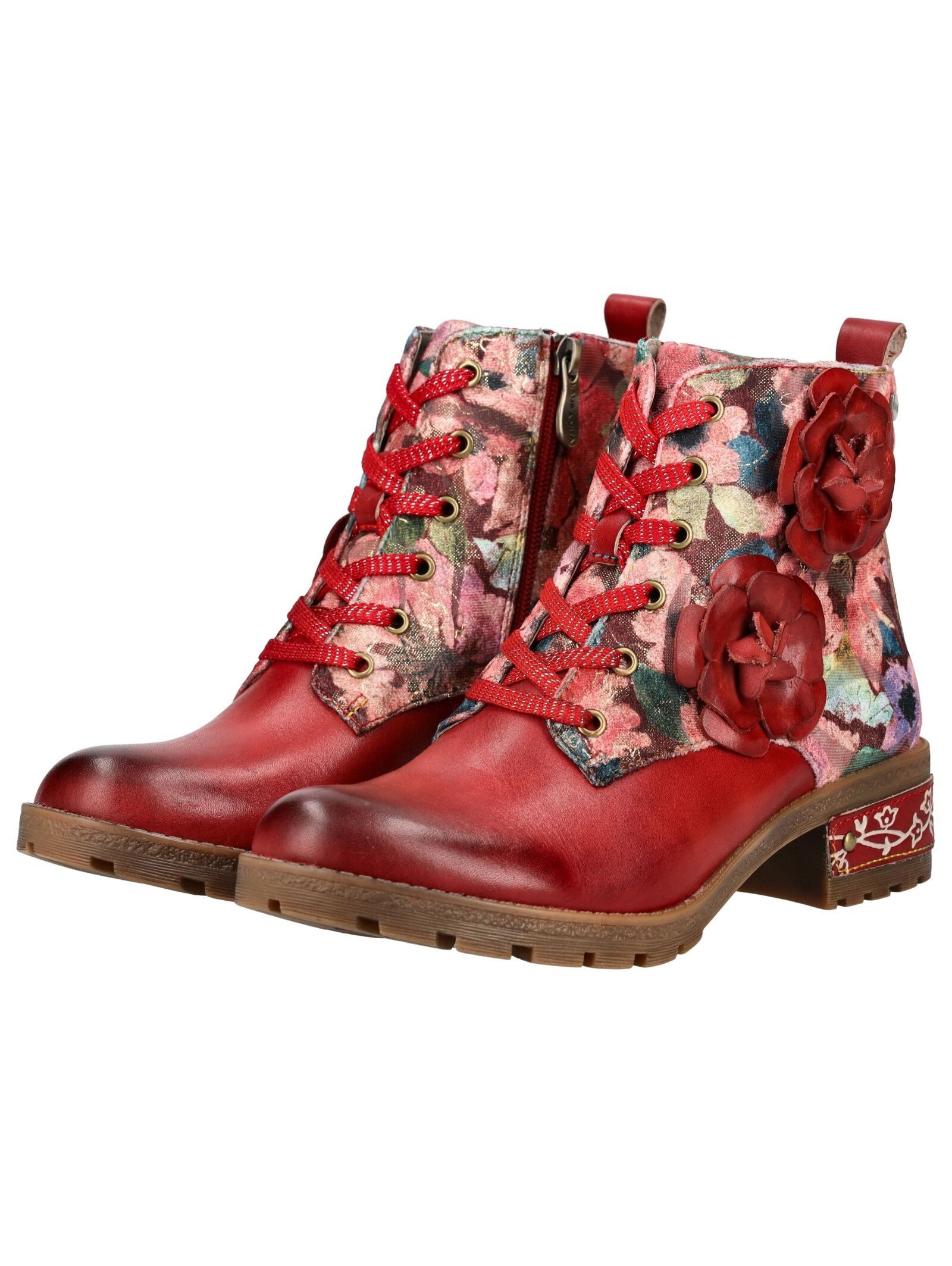 LAURA VITA LAURA VITA Stiefelette Leder/Textil Schnürstiefelette